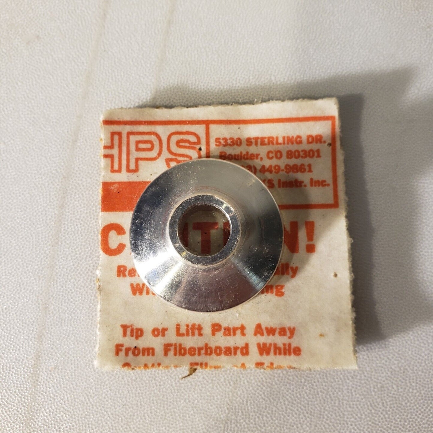 HPS MKS KF16 NW16 Half Nipple Flange High Vacuum Stainless Steel QF16