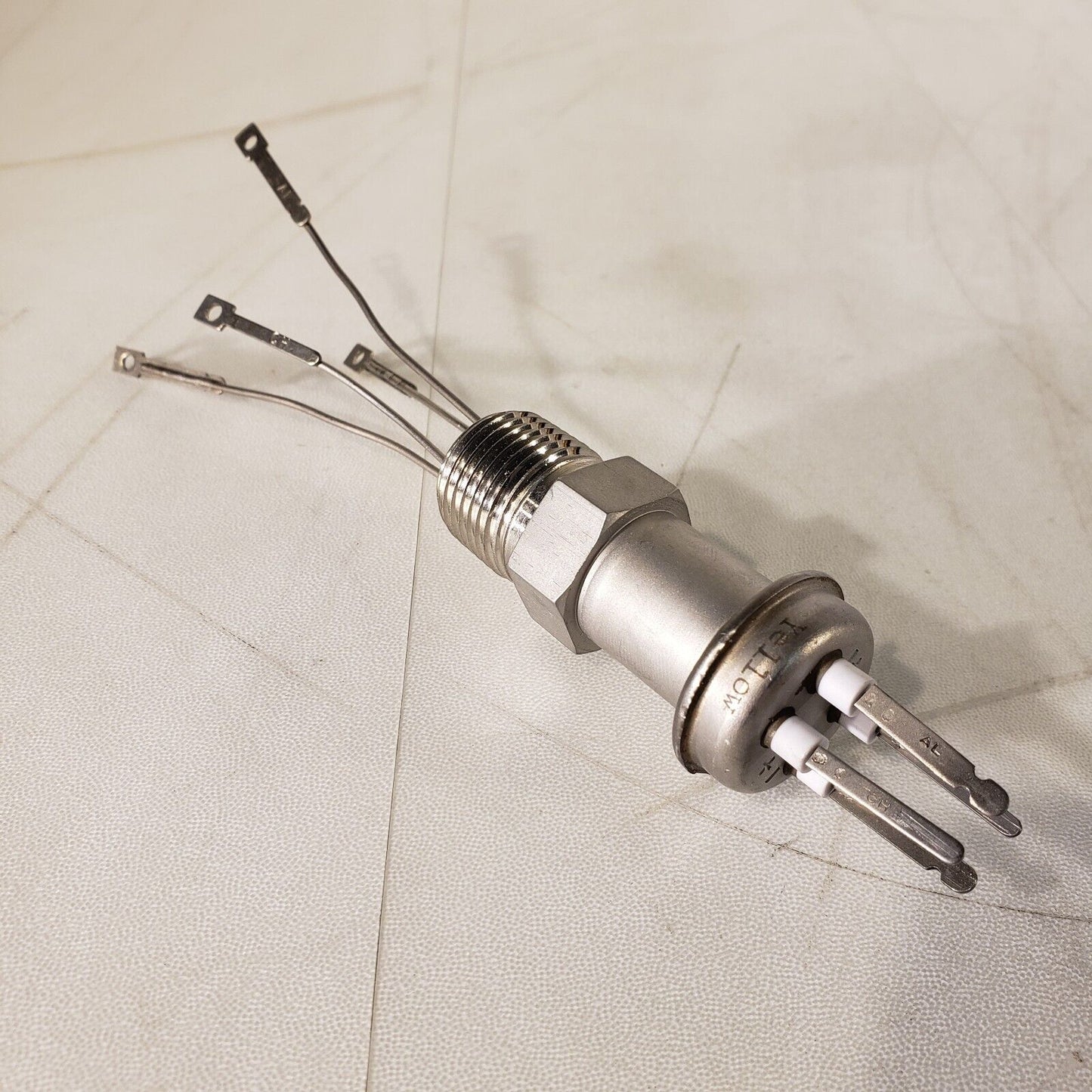 2-Channel 4-Pin Thermocouple Feedthrough 3/4" NPT Stainless Steel Pressure