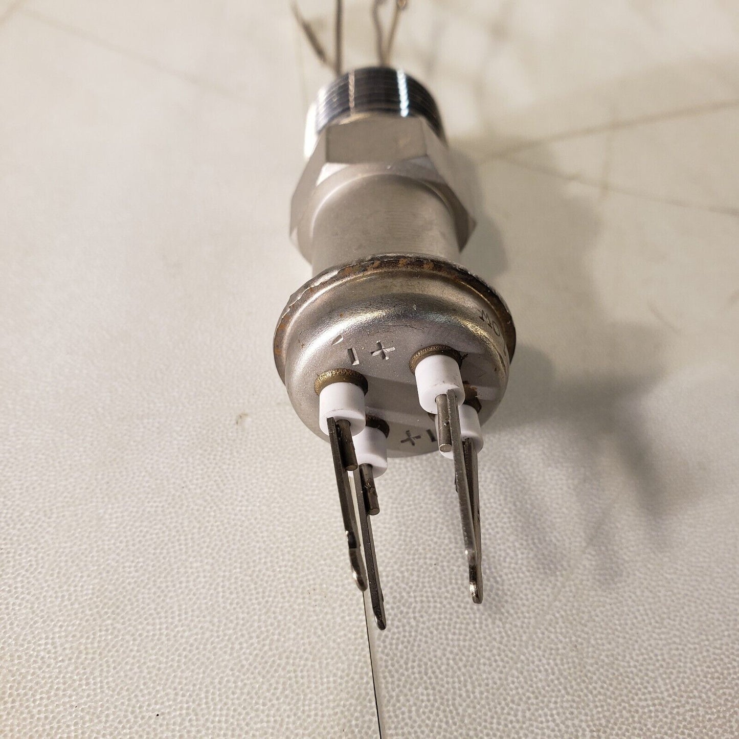 2-Channel 4-Pin Thermocouple Feedthrough 3/4" NPT Stainless Steel Pressure