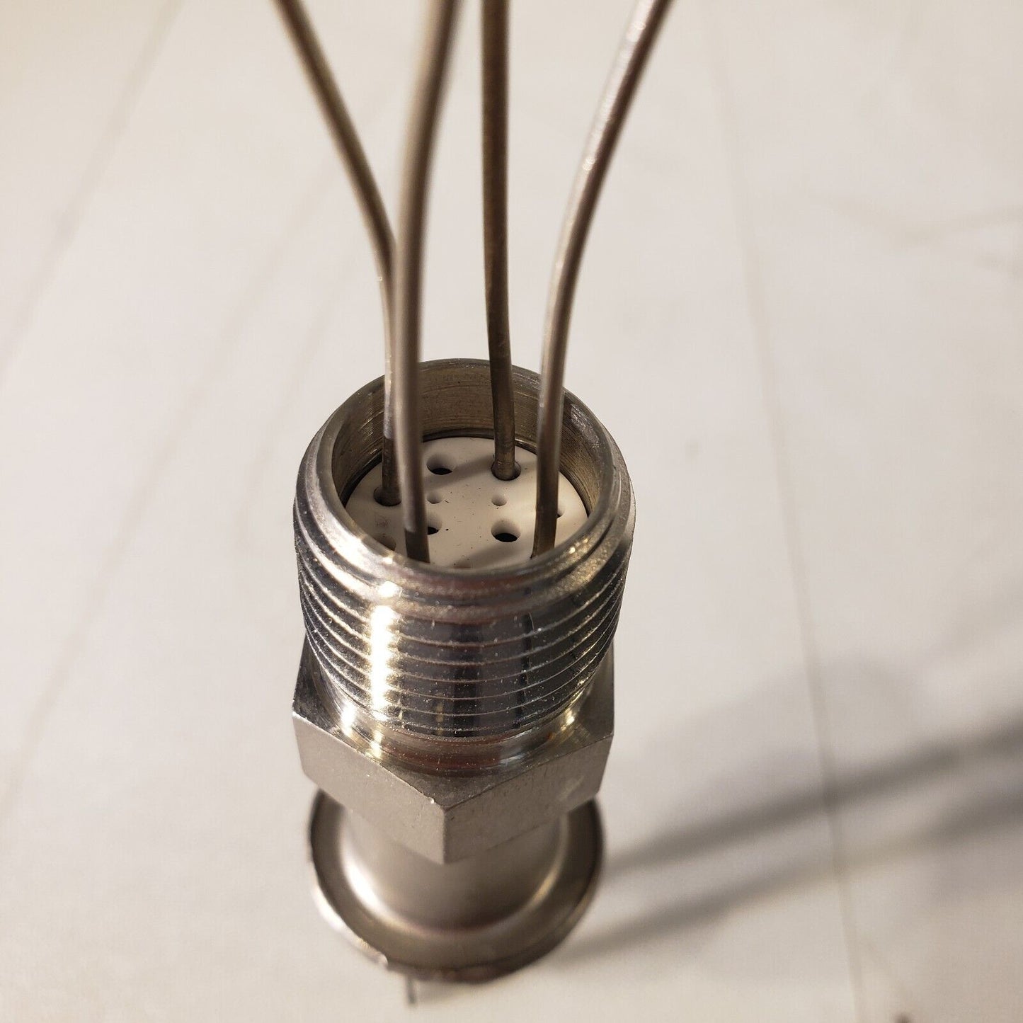 2-Channel 4-Pin Thermocouple Feedthrough 3/4" NPT Stainless Steel Pressure