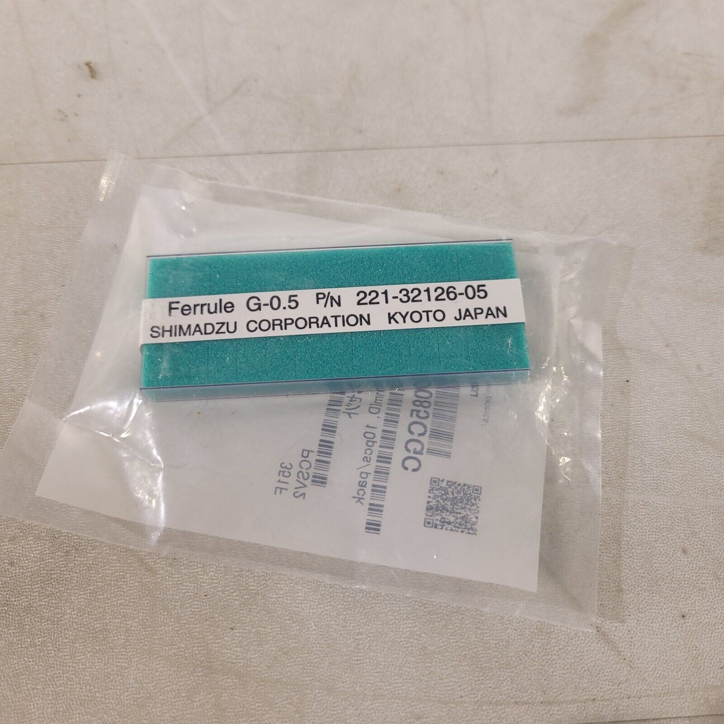 Shimadzu 221-32126-05 Graphite Ferrule 10-Pack 0.5mm OD Capillary Columns