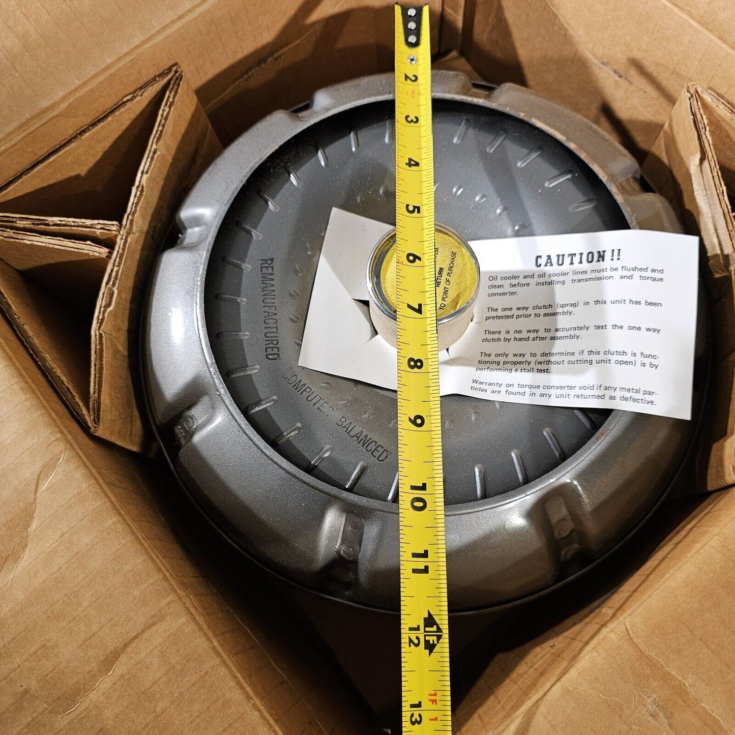 Reman Komatsu Allis Forklift Stall Torque Converter 06-4814282R T6 HN 12" Dia