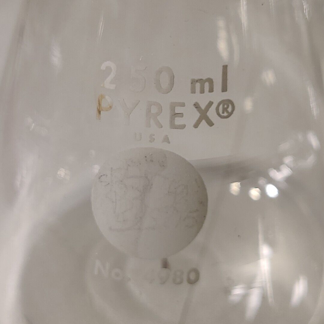 Lot Of 10 250mL Erlenmeyer Flask Pyrex Corning Kimax 4980 26501 Glassware Lab