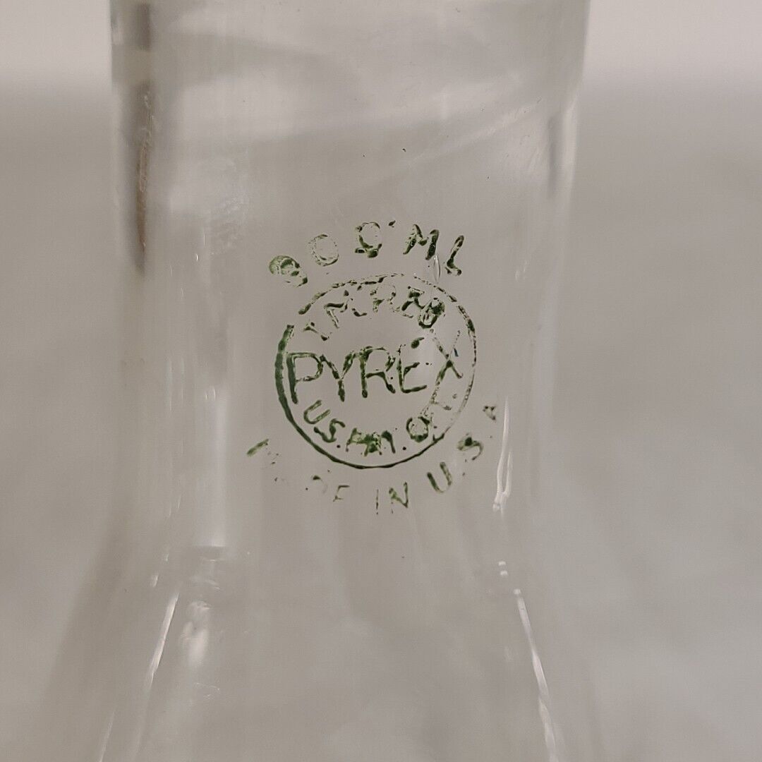 Lot Of 3 Pyrex Corning 300mL Erlenmeyer Flask Laboratory Glassware Chemistry Use