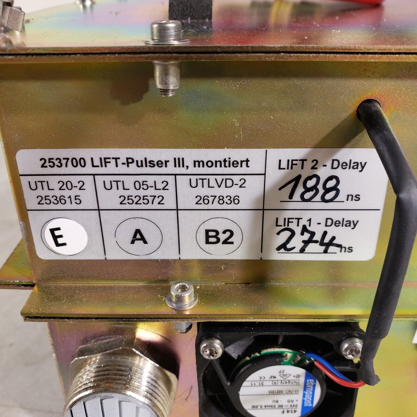 Bruker 253700 LIFT-Pulser III Montiert 253615.00457-I From Mass Spectrometer