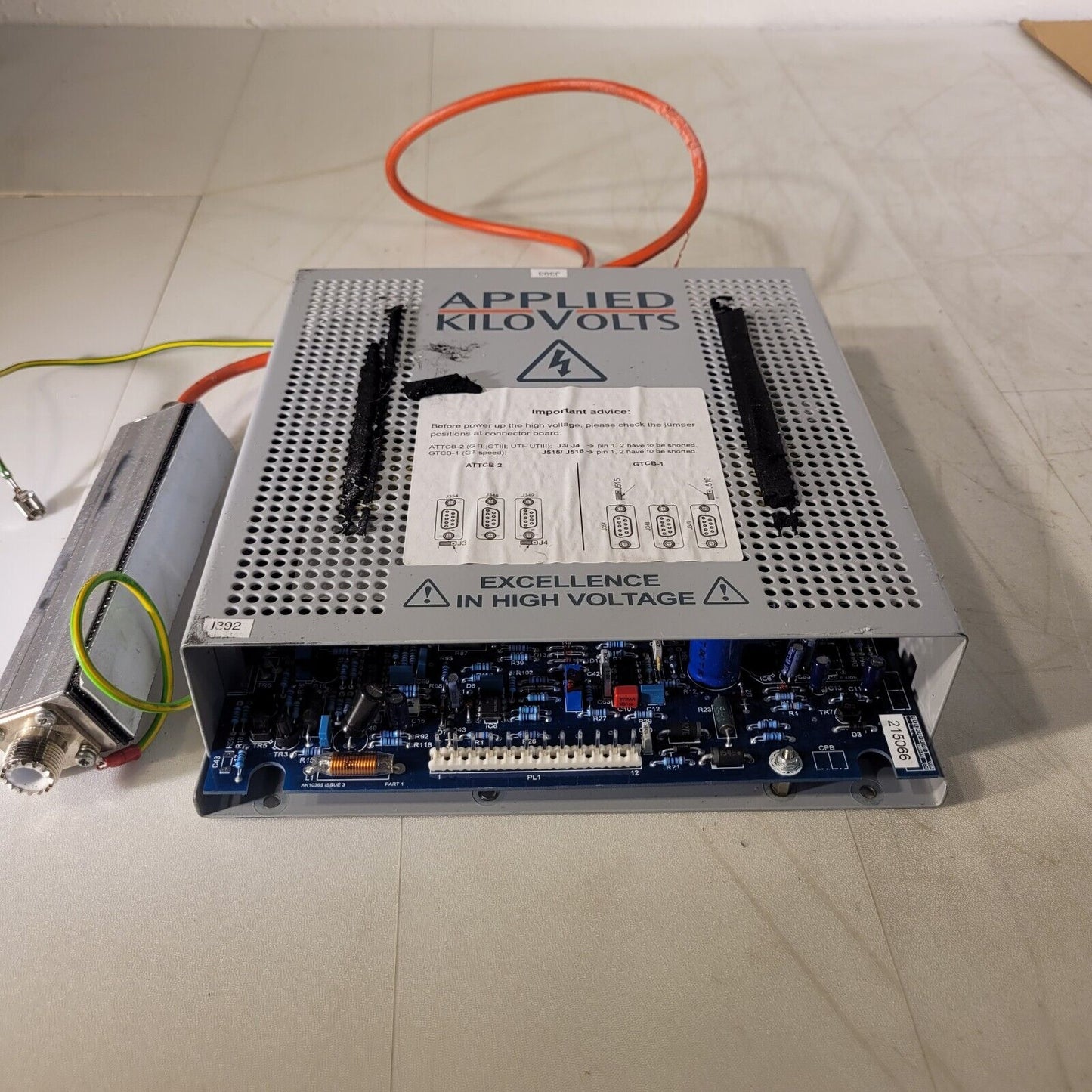 Applied Kilovolts HP020RZZ281 +/-20kV High Voltage Power Supply Bruker 1825681