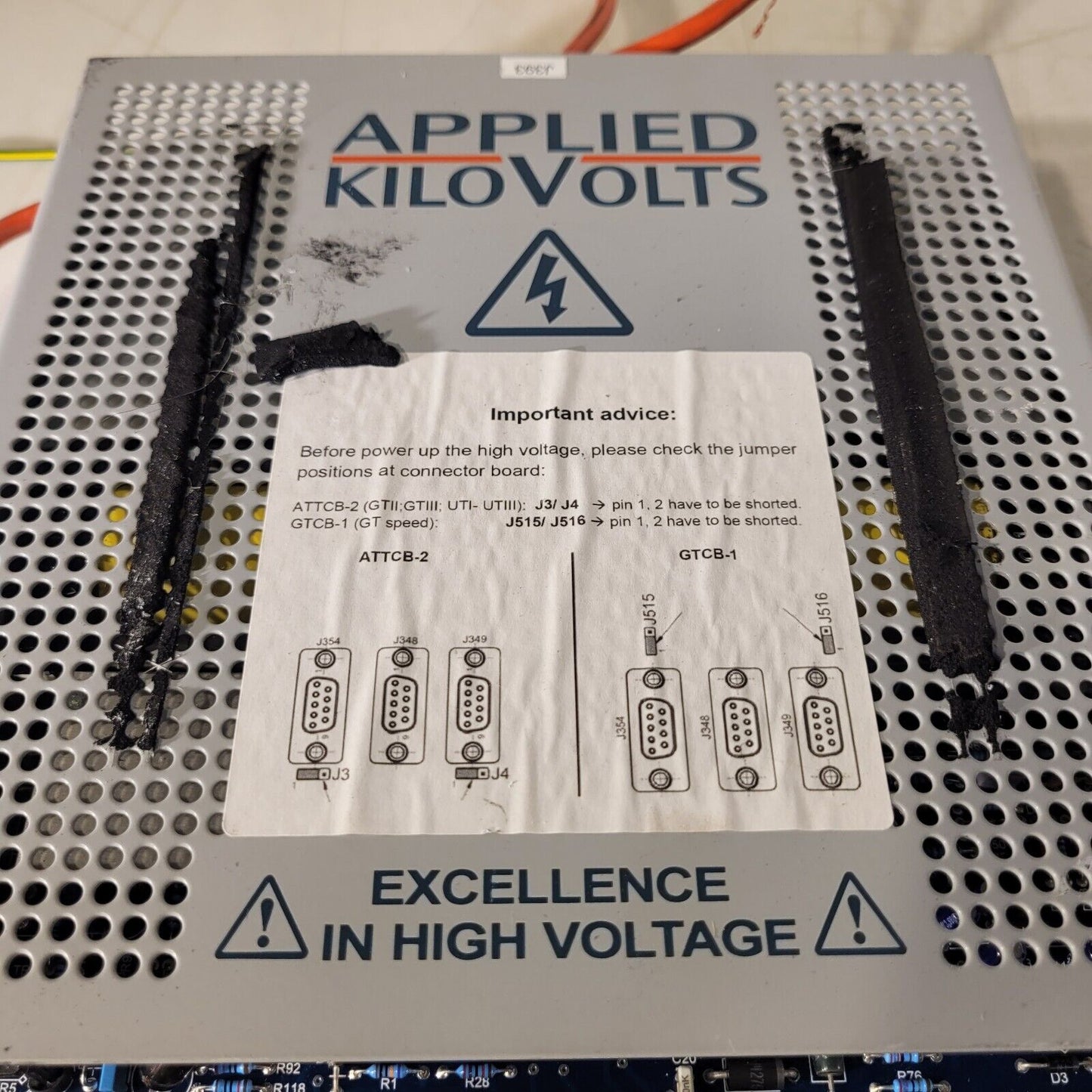 Applied Kilovolts HP020RZZ281 +/-20kV High Voltage Power Supply Bruker 1825681