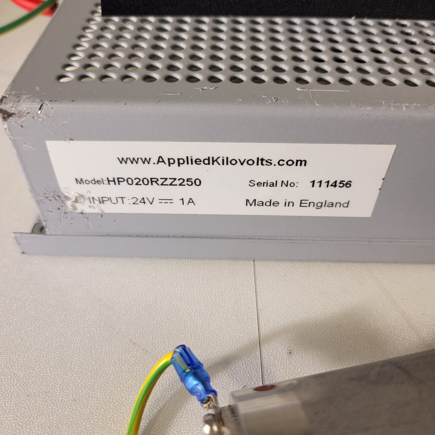 Applied Kilovolts HP020RZZ250 High Voltage Power Supply 20kV Mass Spectrometer