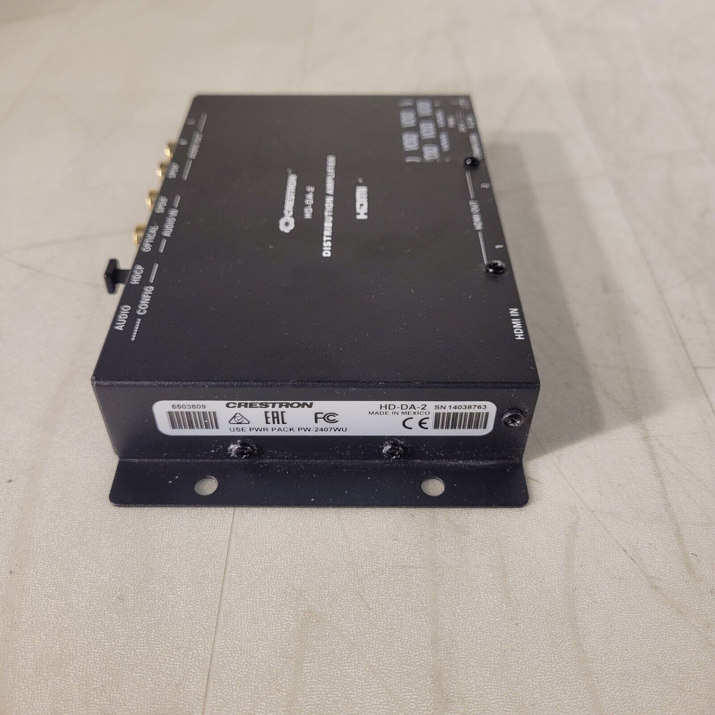 Crestron HD-DA-2 1-to-2 HDMI Splitter Distribution Amplifier