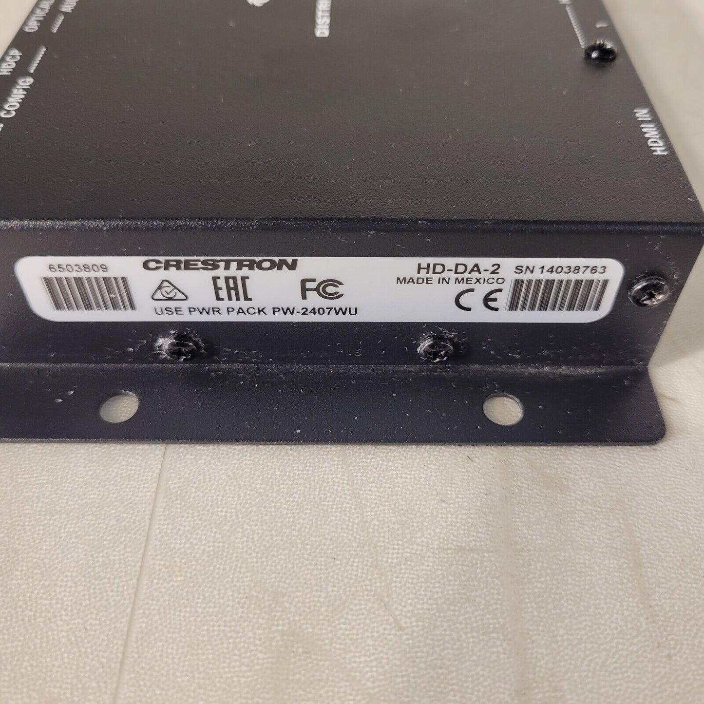 Crestron HD-DA-2 1-to-2 HDMI Splitter Distribution Amplifier