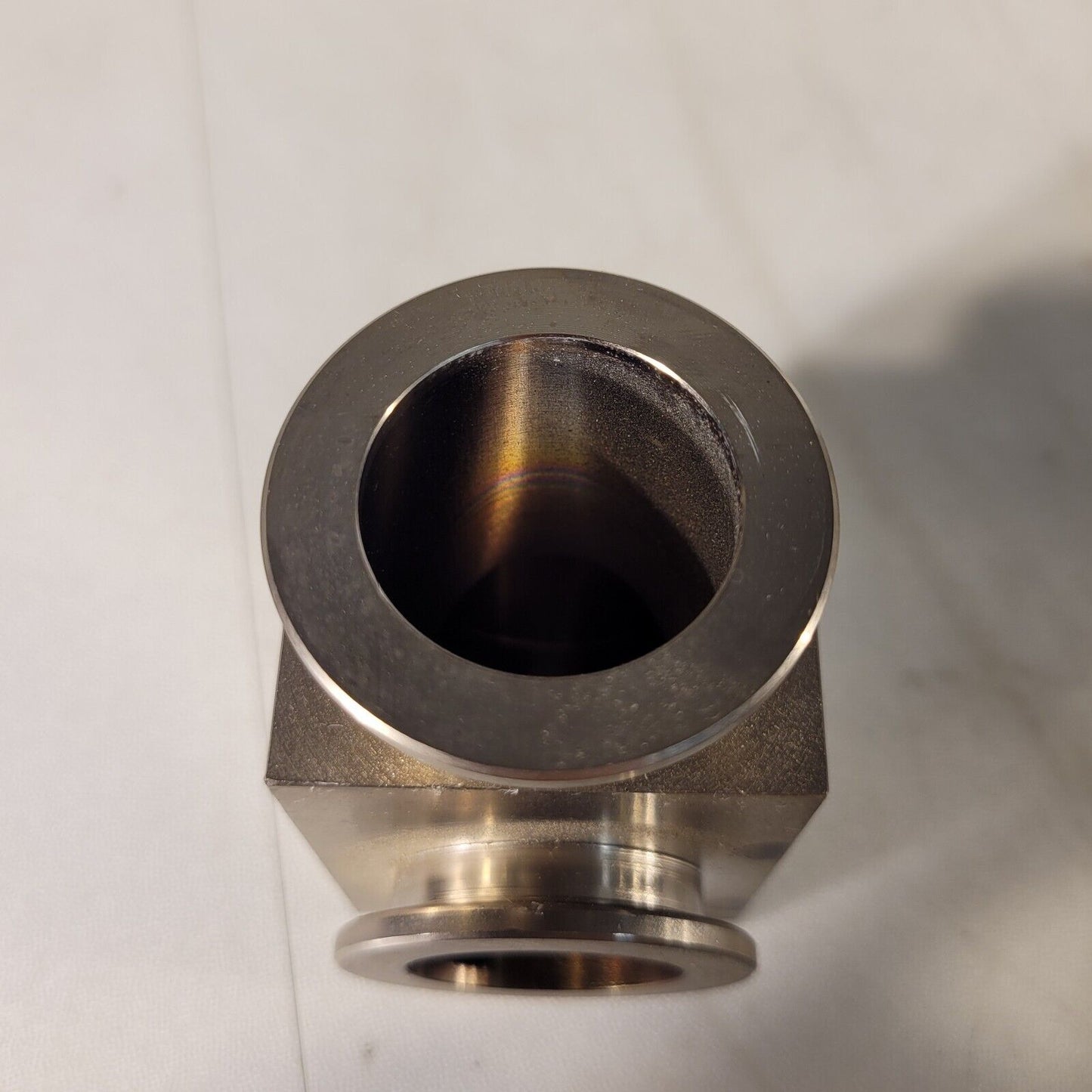 ISO KF25 NW25 90 Degree Elbow 40mm OD Box Shape SS High Vacuum