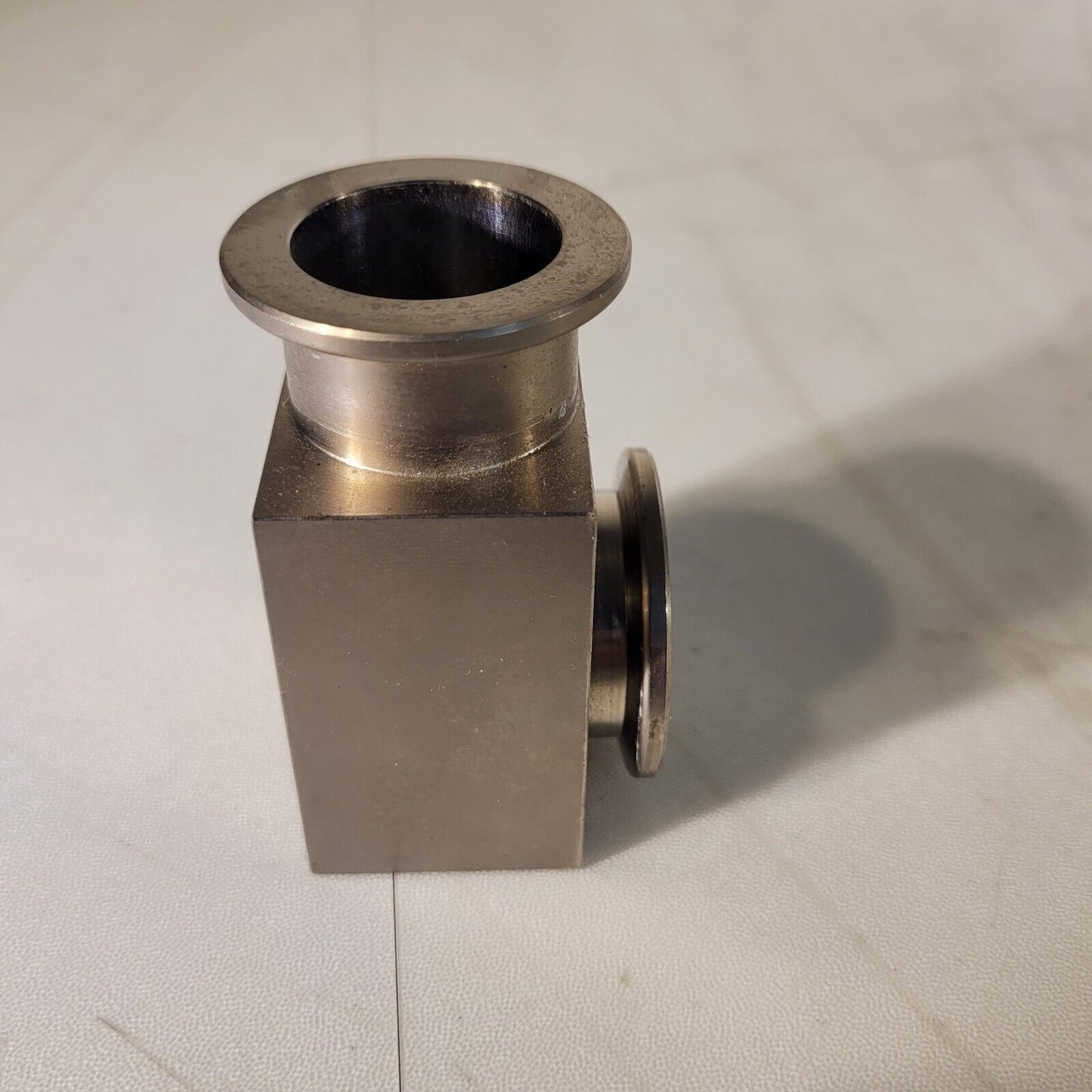 ISO KF25 NW25 90 Degree Elbow 40mm OD Box Shape SS High Vacuum