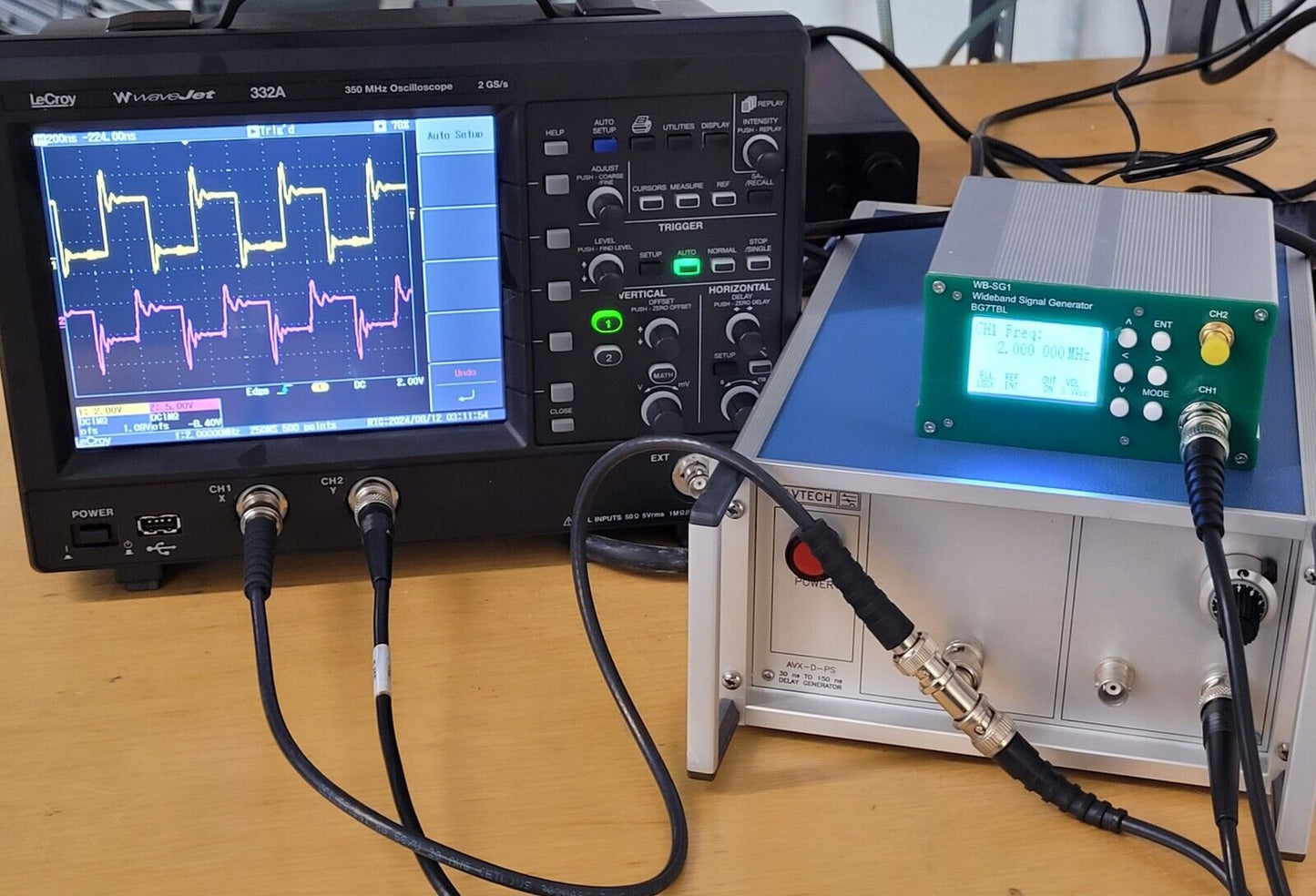 Avtech AVX-D-PS-ED-2X Delay Generator 30ns To 150ns 115/230V 50-60Hz