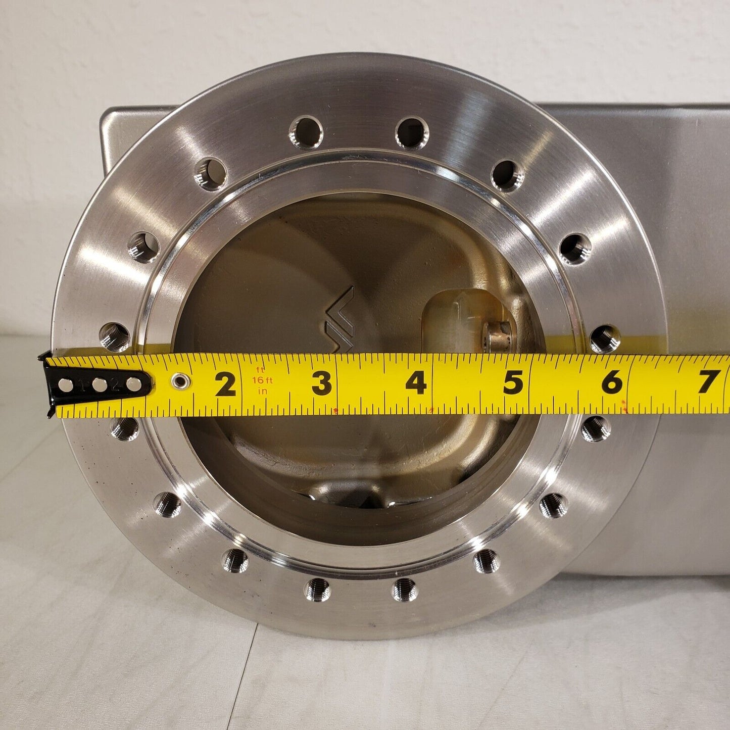 VAT 6" DN100CF Pneumatic Gate Valve High Vacuum Z-3545 1/4" Pneumatic Fittings