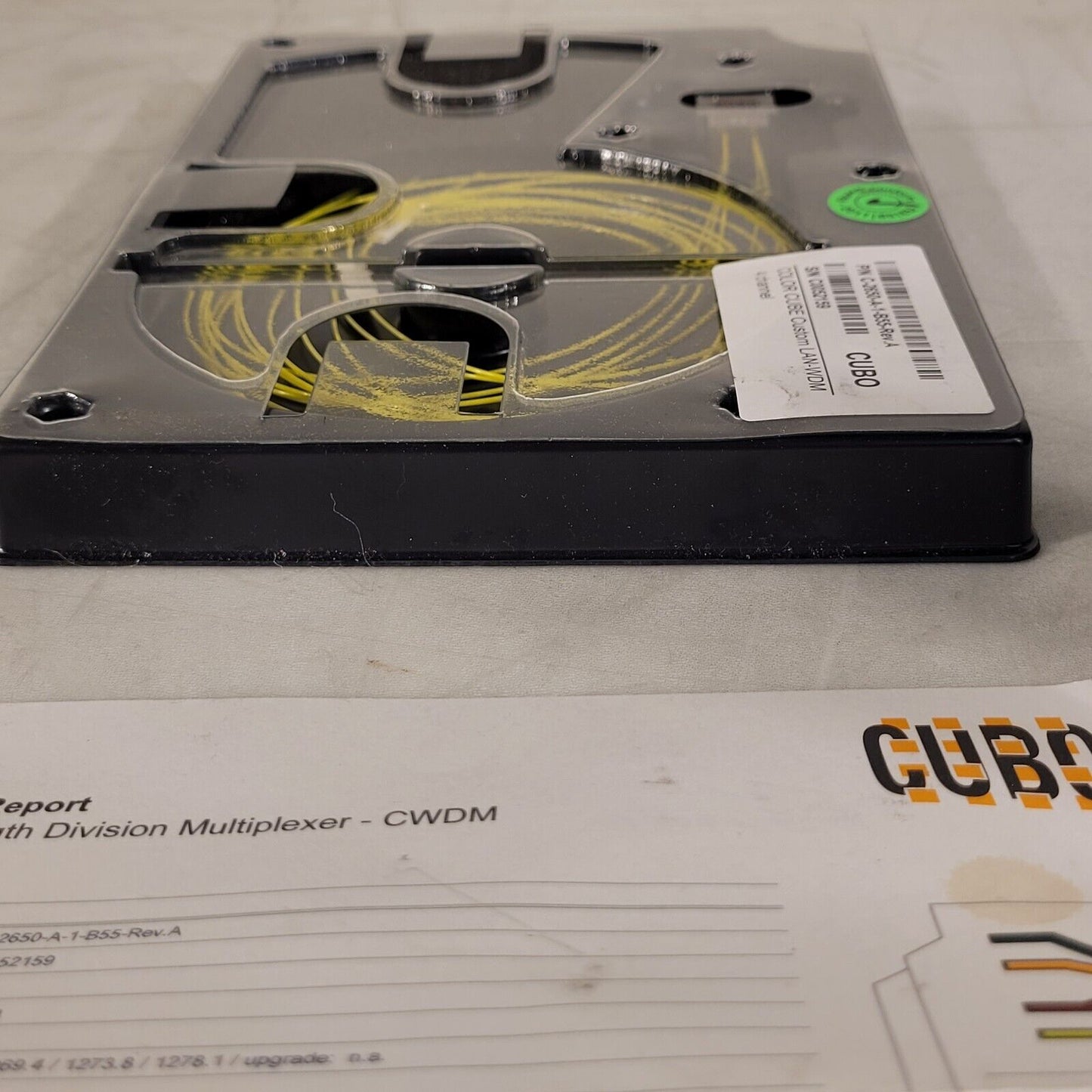 CUBO Color Cube Wavelength Division Multiplexer LAN-WDM C-2650-A-1-B55 4Ch