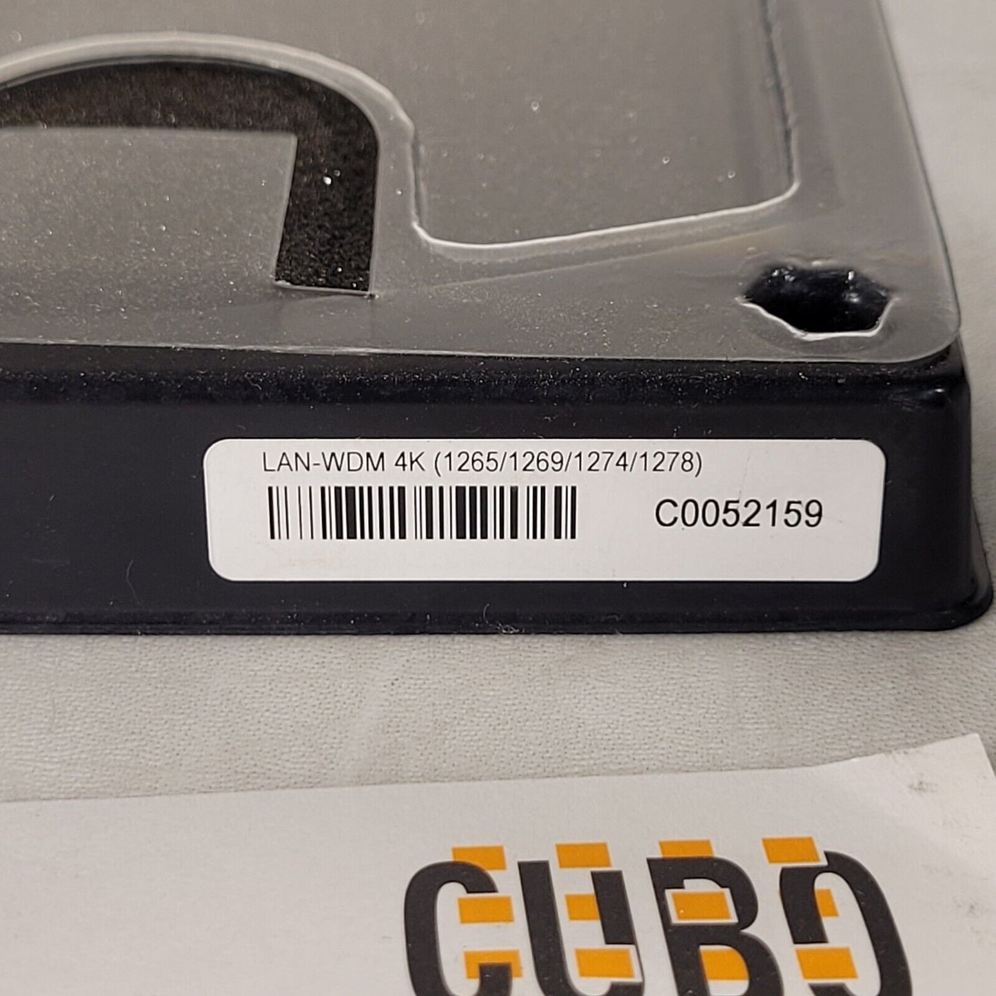 CUBO Color Cube Wavelength Division Multiplexer LAN-WDM C-2650-A-1-B55 4Ch