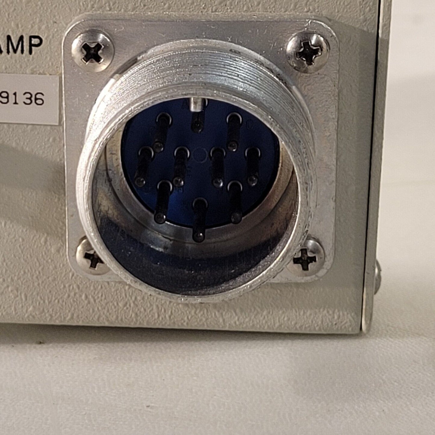 SIS ISI Park Scientific VP Preamp 9136 Coaxial Box 10-Pin Amphenol Round Twist
