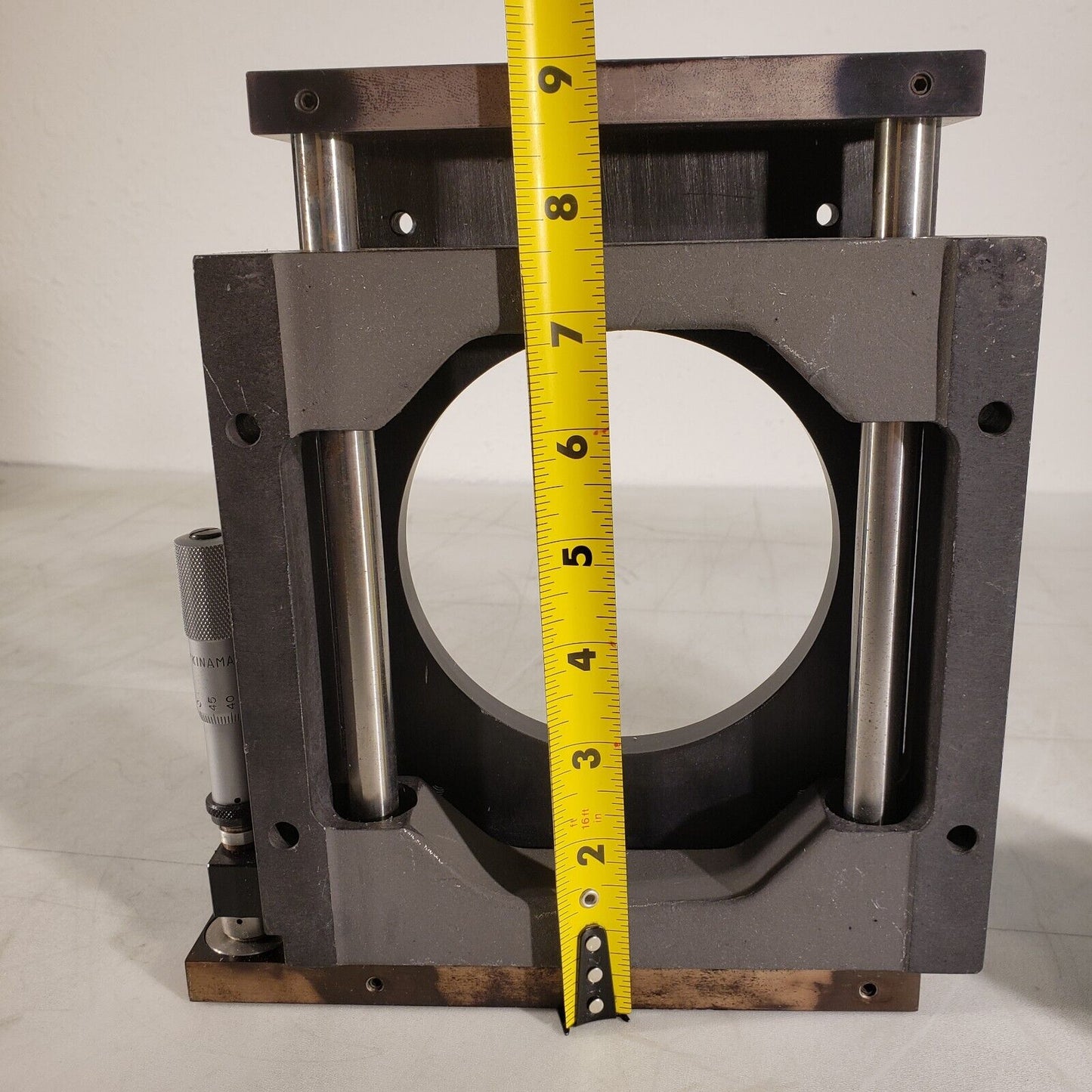 Ardel Large Kinematic Optical Micrometer Stage Mount Starrett 4.5" Diameter ID