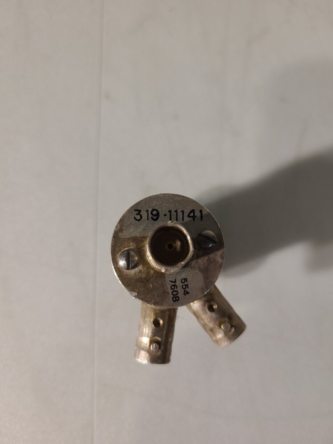 Amphenol 319-11141 RF / Manual Turn Coaxial Switch 554 7608 BNC Tee 3-Way