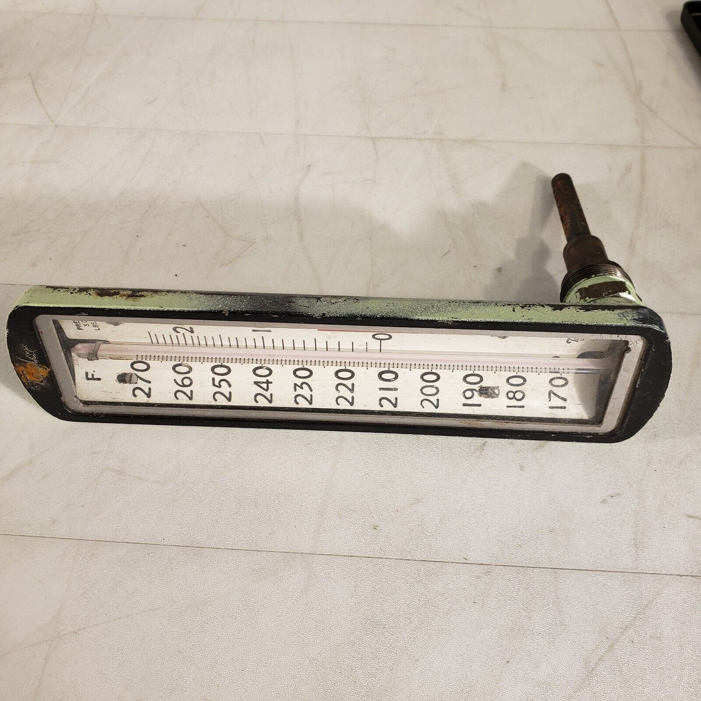 Taylor Industrial Grade Oven Thermometer Antique 170F-270F Fahrenheit Vintage