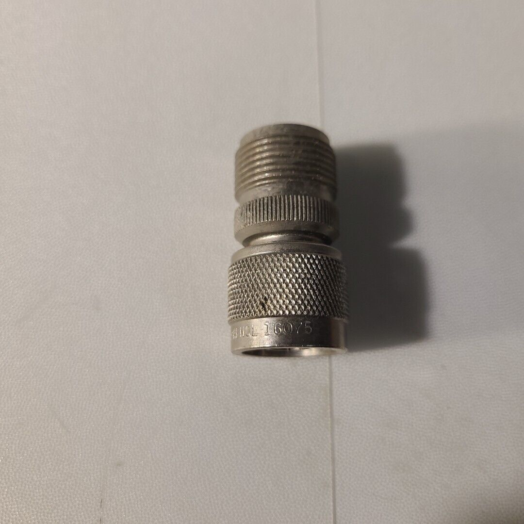Amphenol RF 16075 Straight Connector Male Female Adapter