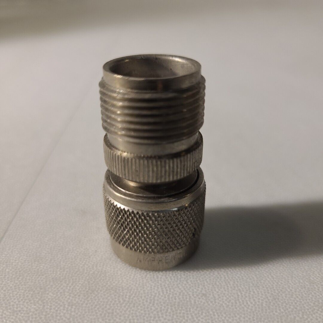 Amphenol RF 16075 Straight Connector Male Female Adapter
