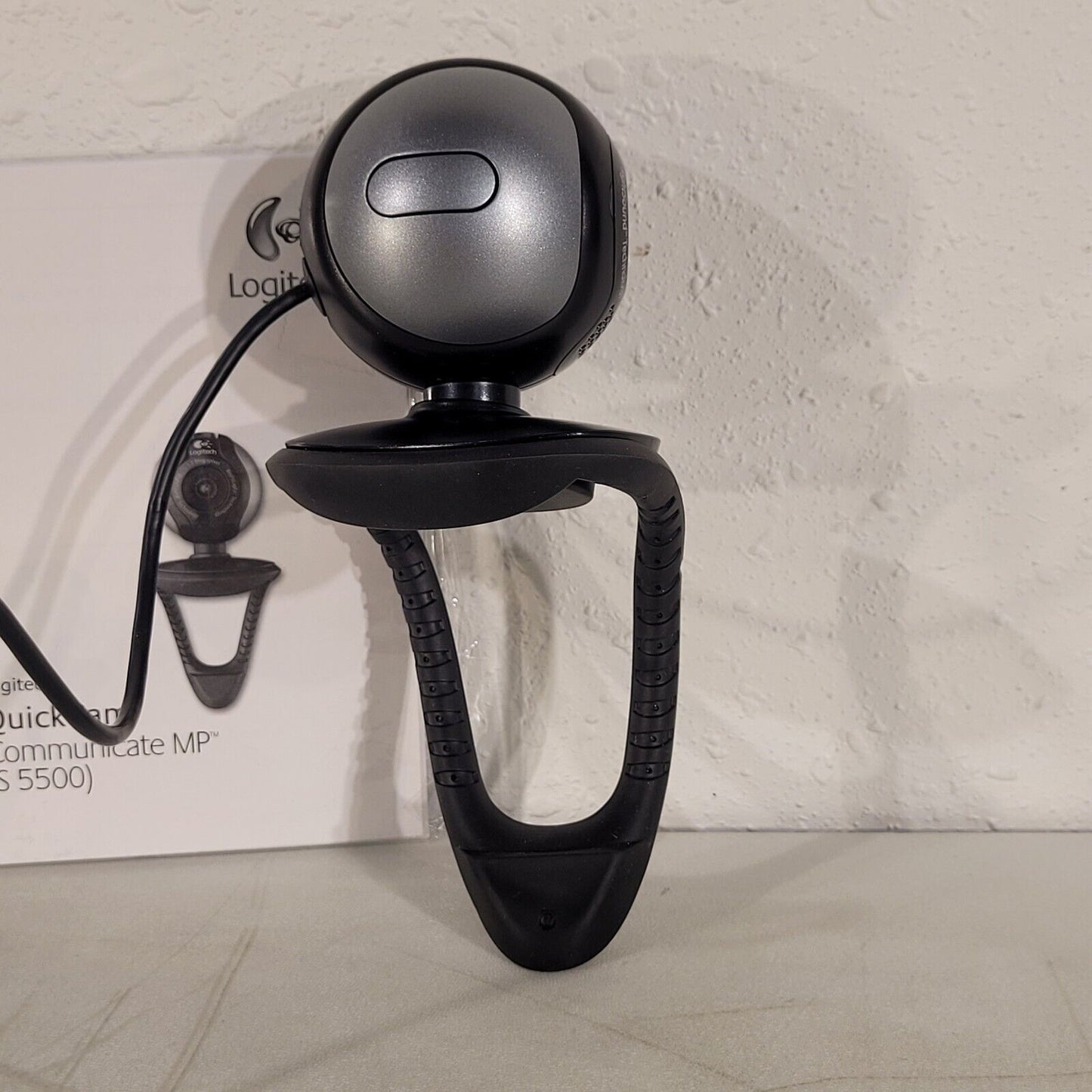 Logitech QuickCam Communicate MP S 5500 Web Cam USB Connector With User Guide