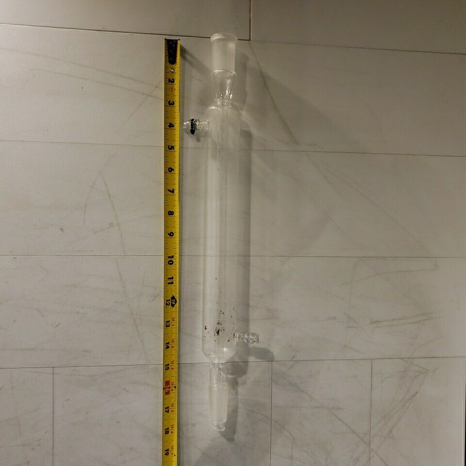 Pyrex 18" 24/40 Glass Jacketed Lab Condenser