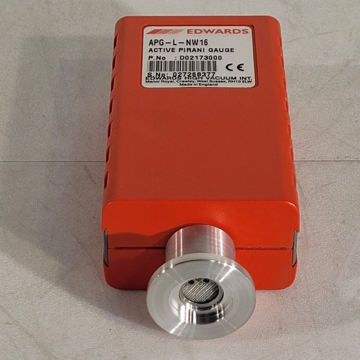 Edwards APG-L-NW16 Active Pirani Vacuum Gauge KF16 NW16 Flange D02173000