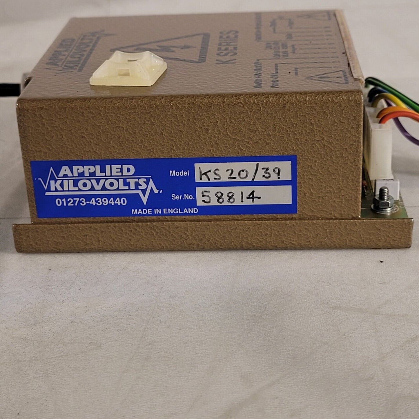 Applied Kilovolts KS20/39 K Series High Voltage Power Supply 20kV 0.2mA