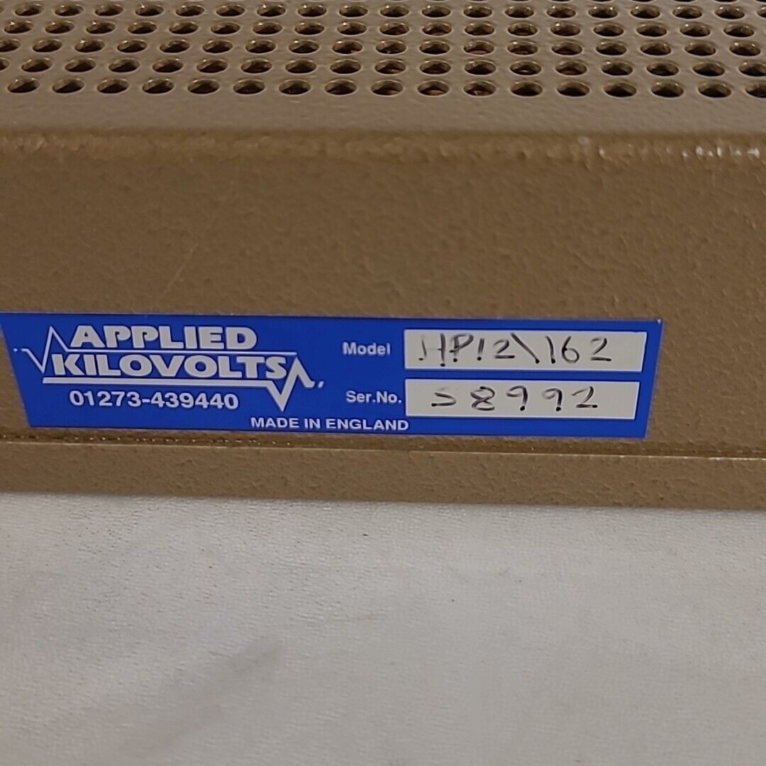 Applied Kilovolts HP12/162 12kV DC Power Supply High Voltage