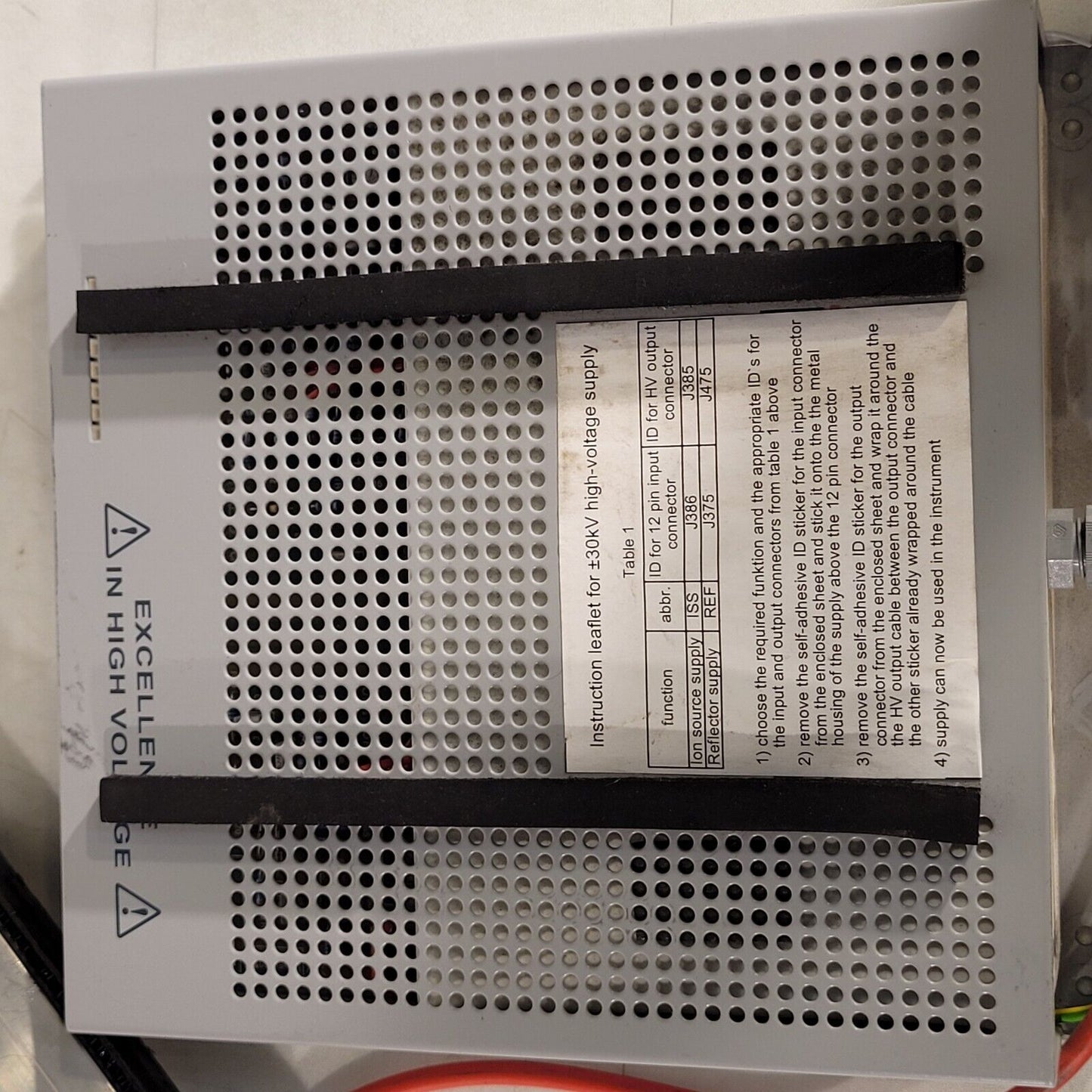 Applied Kilovolts HP030RZZ617 30kV Reversible High Voltage Power Supply