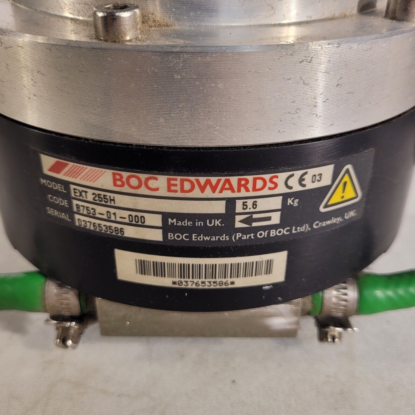 Edwards EXT255H Turbomolecular Vacuum Pump EXDC80 Controller Solenoid ISO K-100