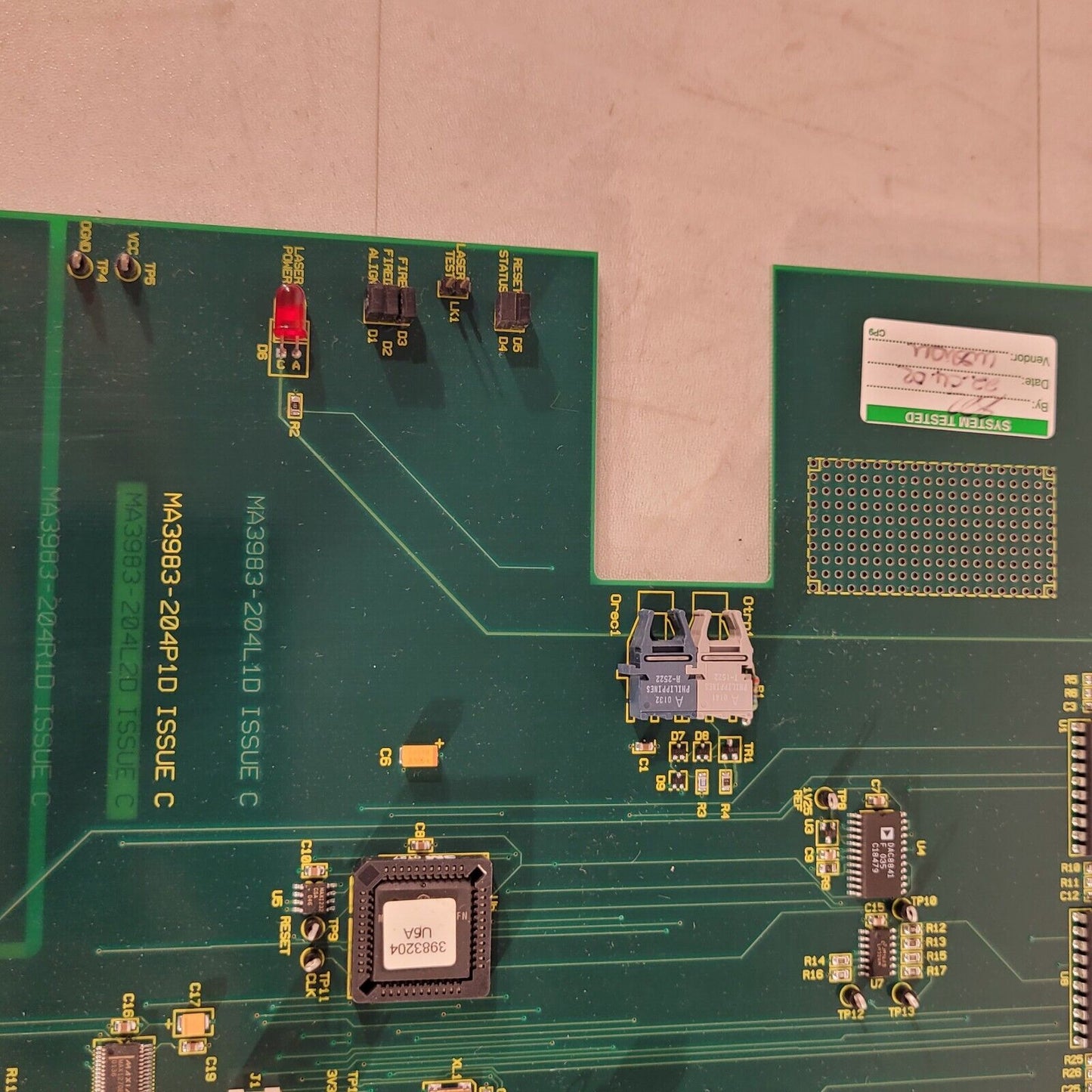 Maldi MA3983-204P1D Issue C Circuit Board From Micromass Q-TOF-ULTIMA Mass Spec