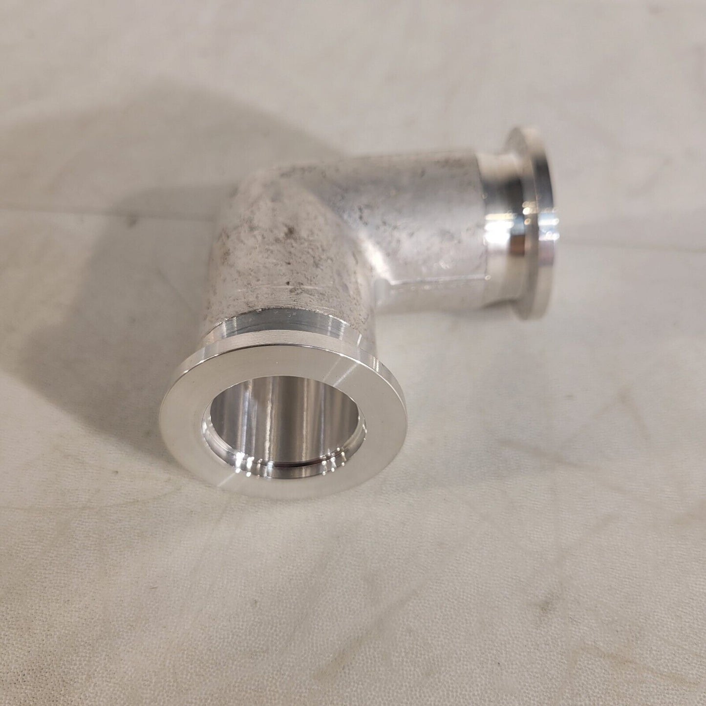 ISO KF25 NW25 90° Angle Elbow Aluminum High Vacuum 2-1/2" Length QF25