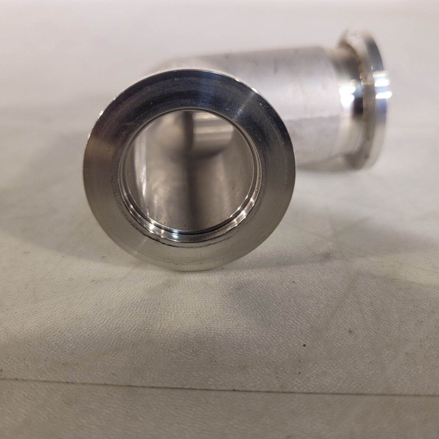 ISO KF25 NW25 90° Angle Elbow Aluminum High Vacuum 2-1/2" Length QF25