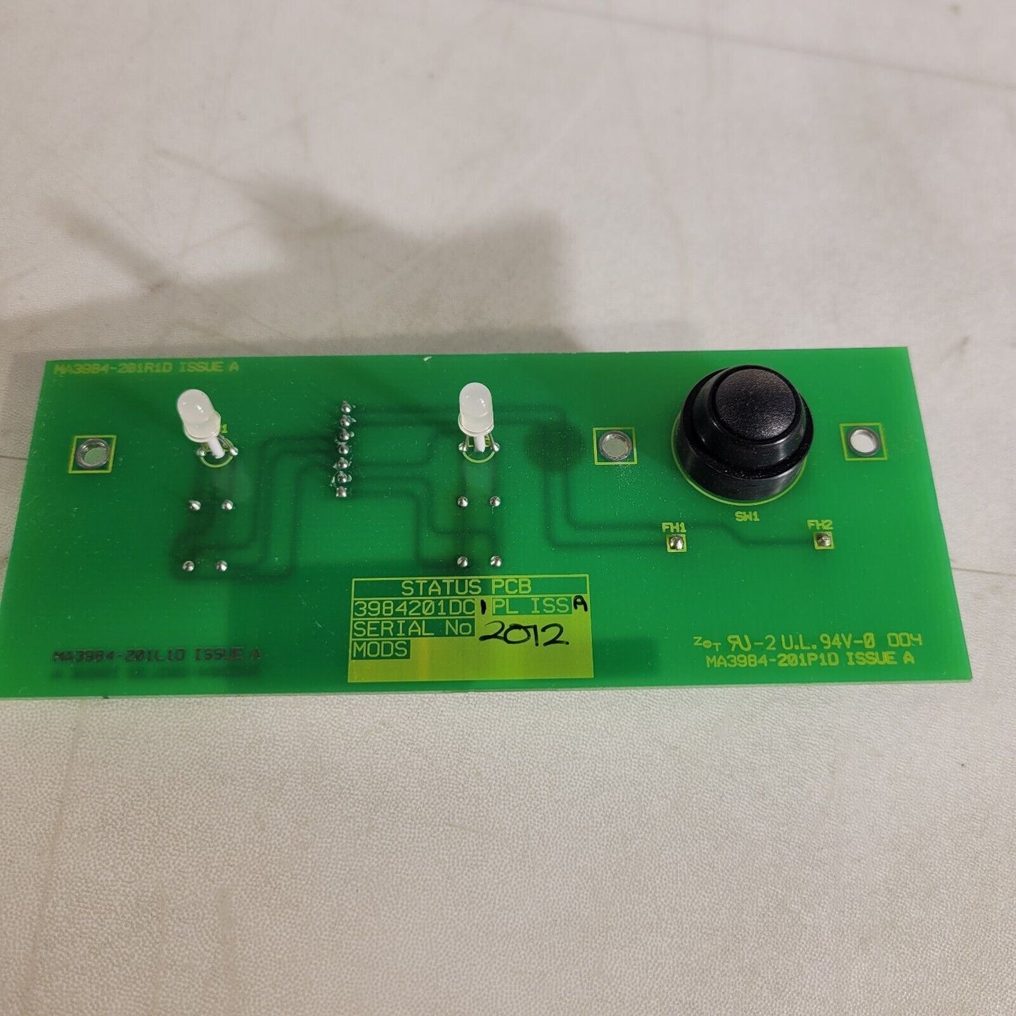 Status PCB 3984201DC1 MA3984-201L1D Issue A Board From Micromass Q-TOF-Ultima