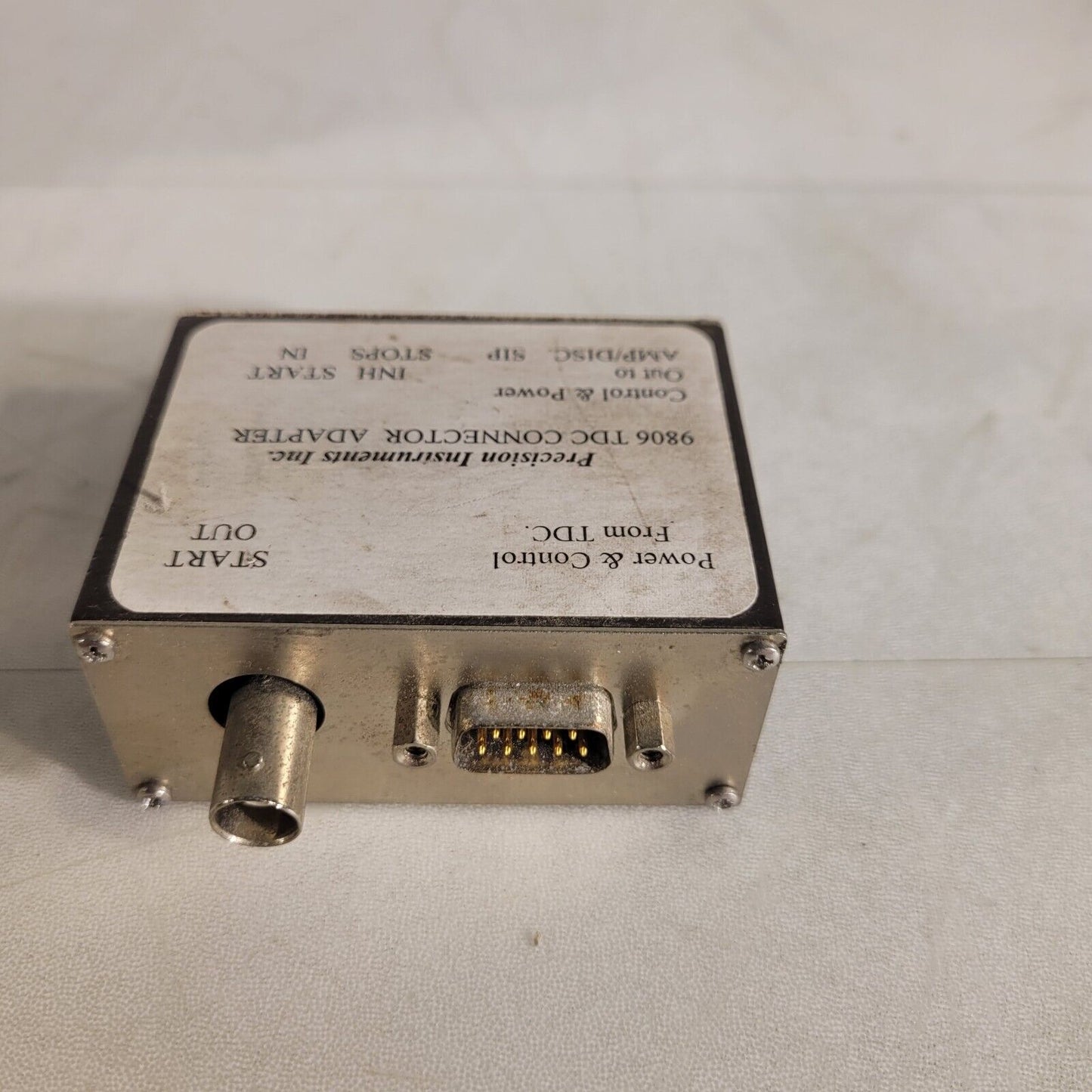 Precision Instruments 9806 TDC Connector Adapter A3 from Micromass Q-TOF-Ultima