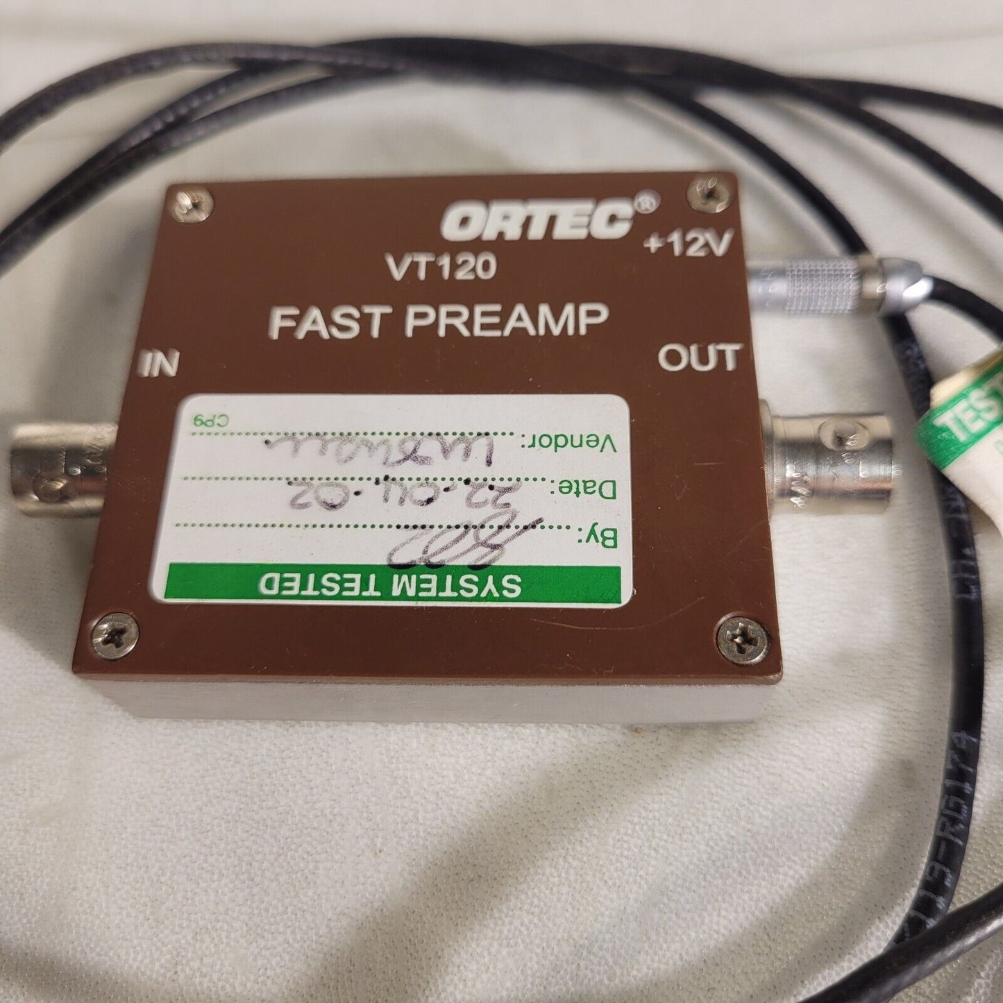 Ametek Ortec VT120 Fast Timing Preamplifier SMB Connector And BNC In/Out Ports