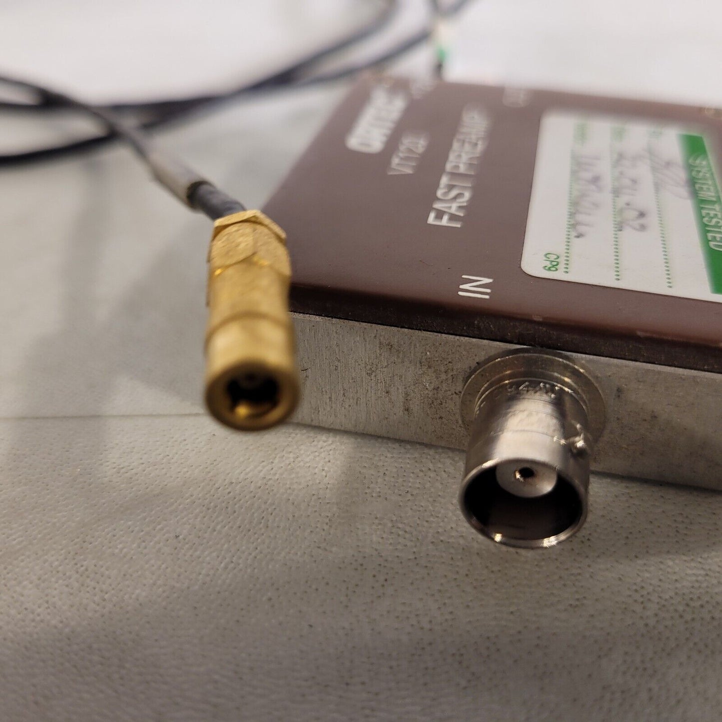 Ametek Ortec VT120 Fast Timing Preamplifier SMB Connector And BNC In/Out Ports