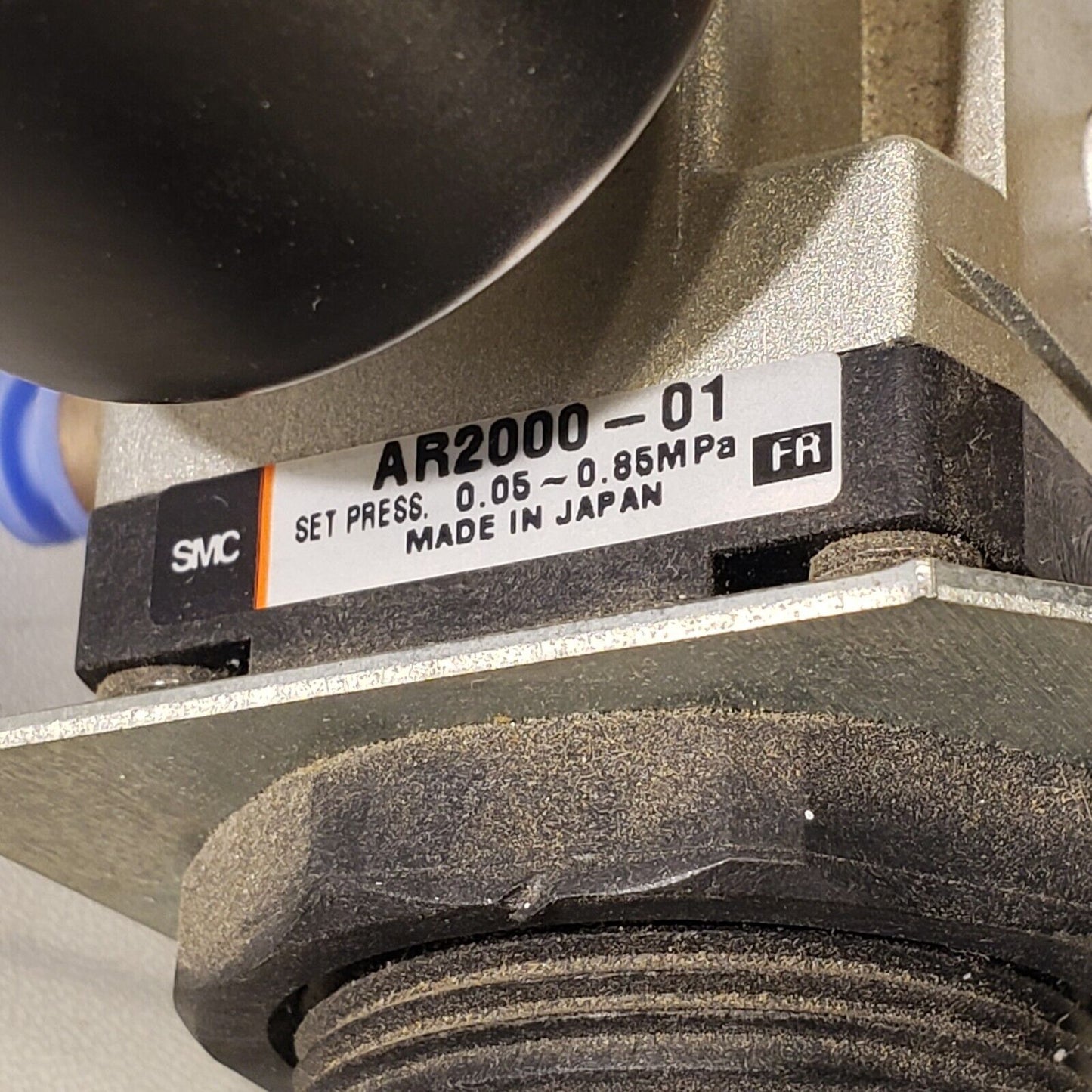 SMC 4K8-2.5 Guage With AR2000-01 Regulator Set Press 0.05-0.85MPa Range 0-30psi