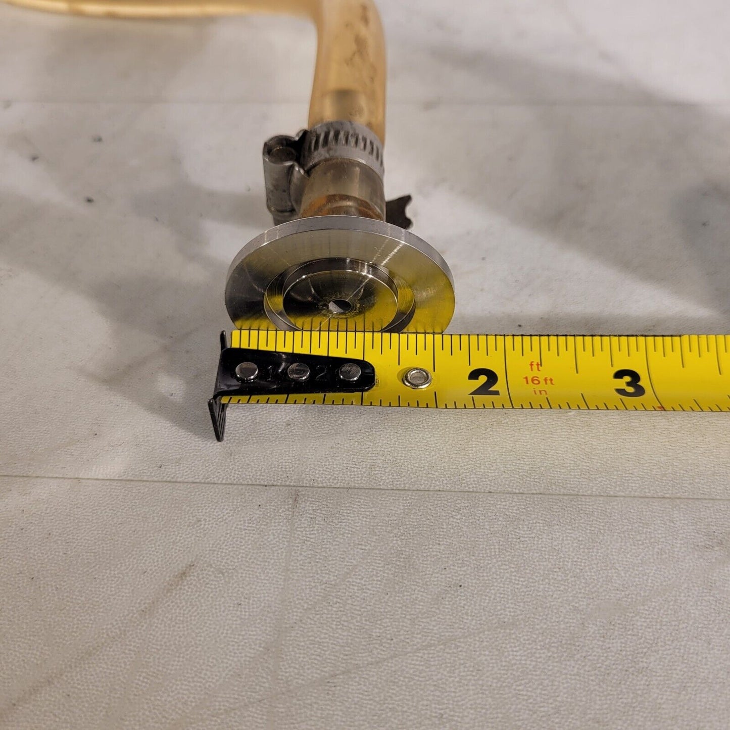 ISO KF25 NW25 Plastic Vacuum Hose With KF25 Flange To Hose Adapter High Vacuum