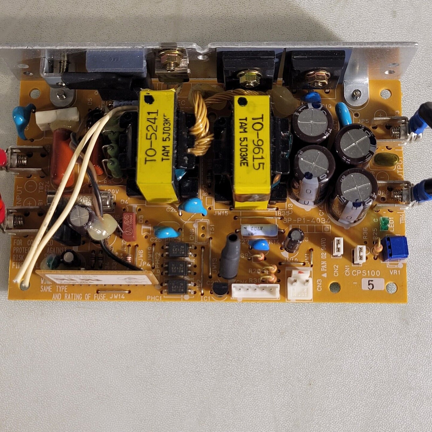 Tamura CPS100-5 Power Supply Input: DC 250V 0.64A Output: DC 5V 20A 4874-11 Z