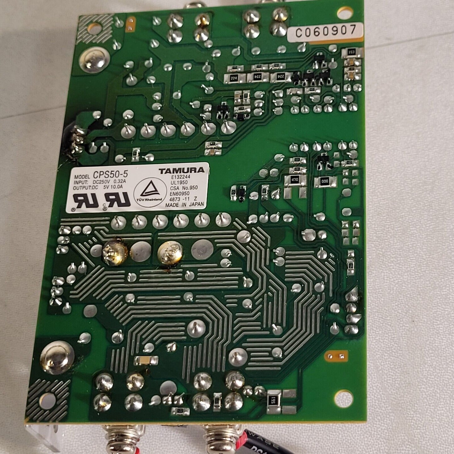Tamura CPS50-5 Power Supply Input: DC 250V 0.32A Output: DC 5V 10A 4873-11 Z
