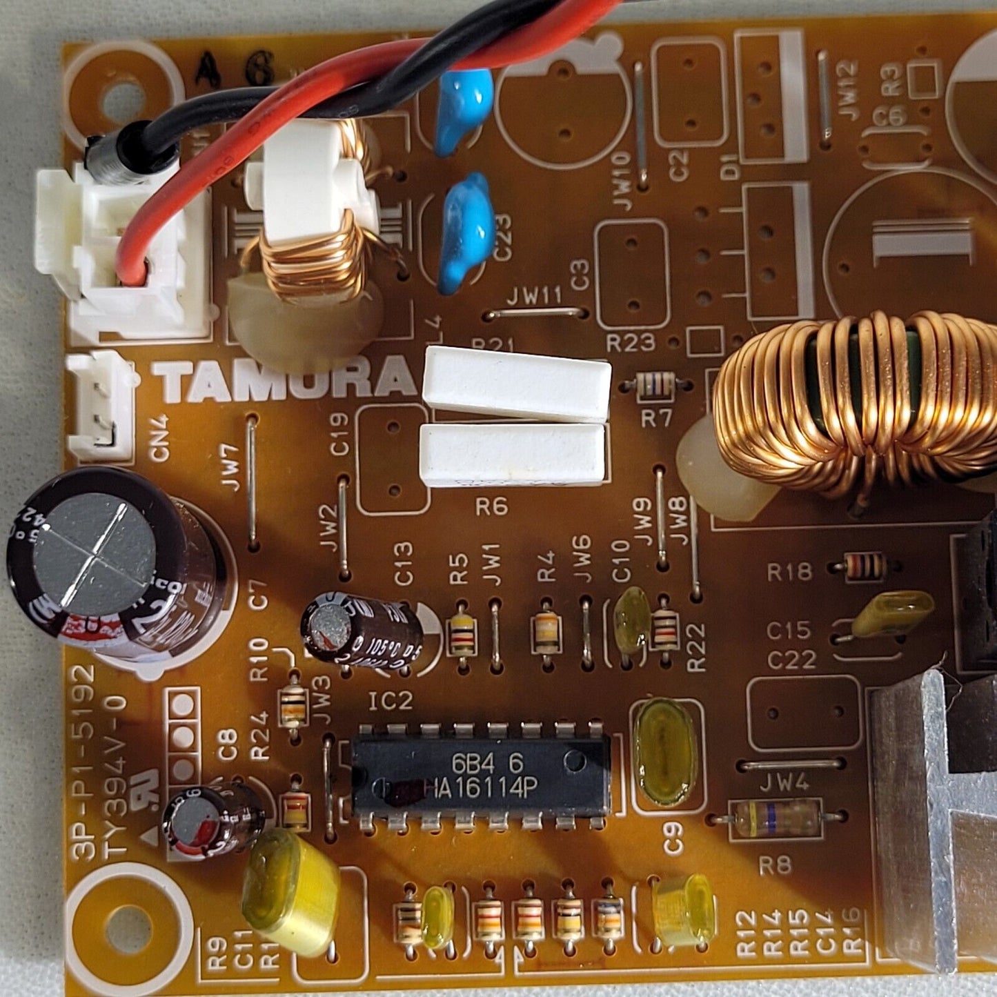 Tamura 3P-P1-5192 Power Supply Control TY394V-0 A6 From Jeol SM67010BU