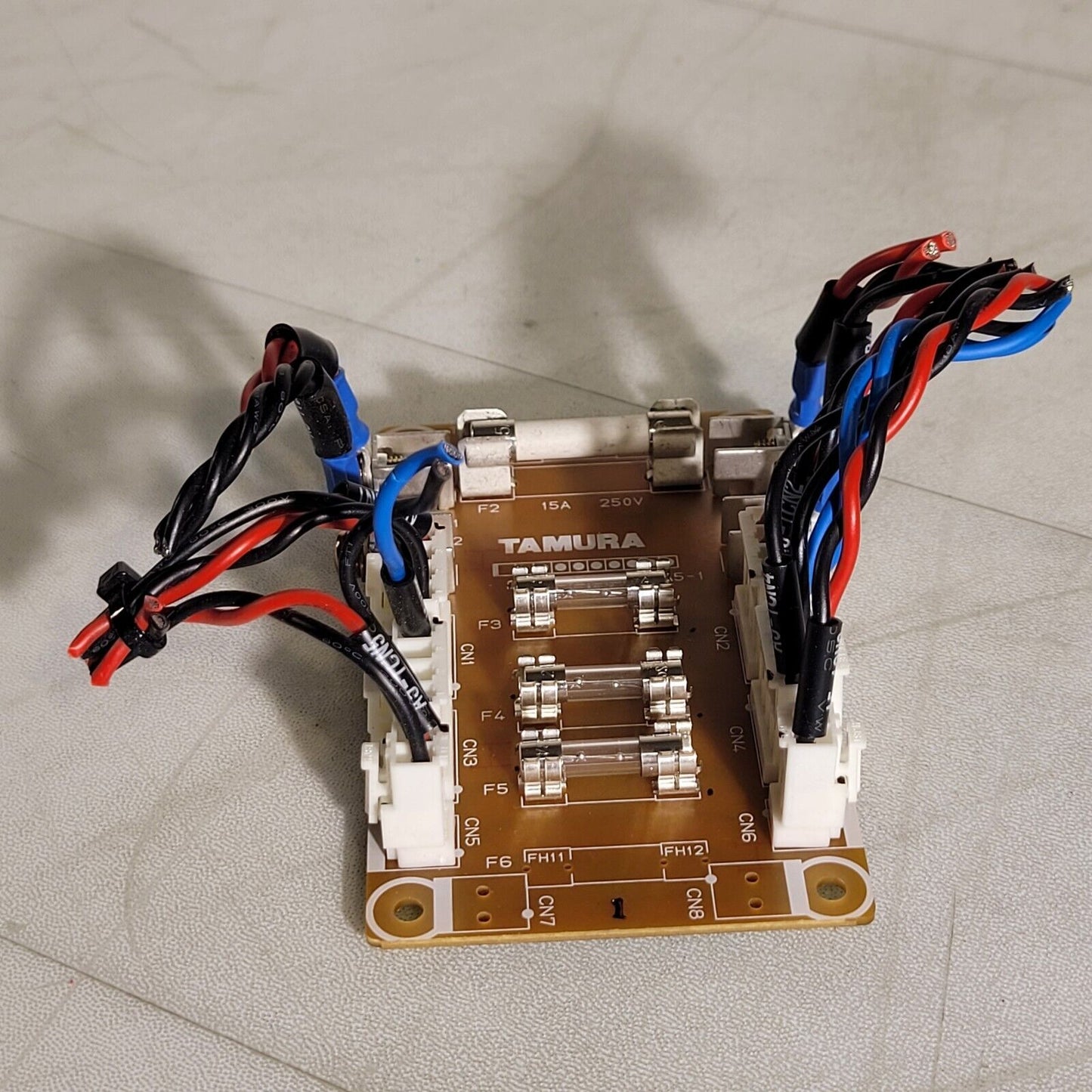 Tamura 3P-P1-5157-1 A5-1 Fuse Board From Jeol SM67010BU Electron Microscope