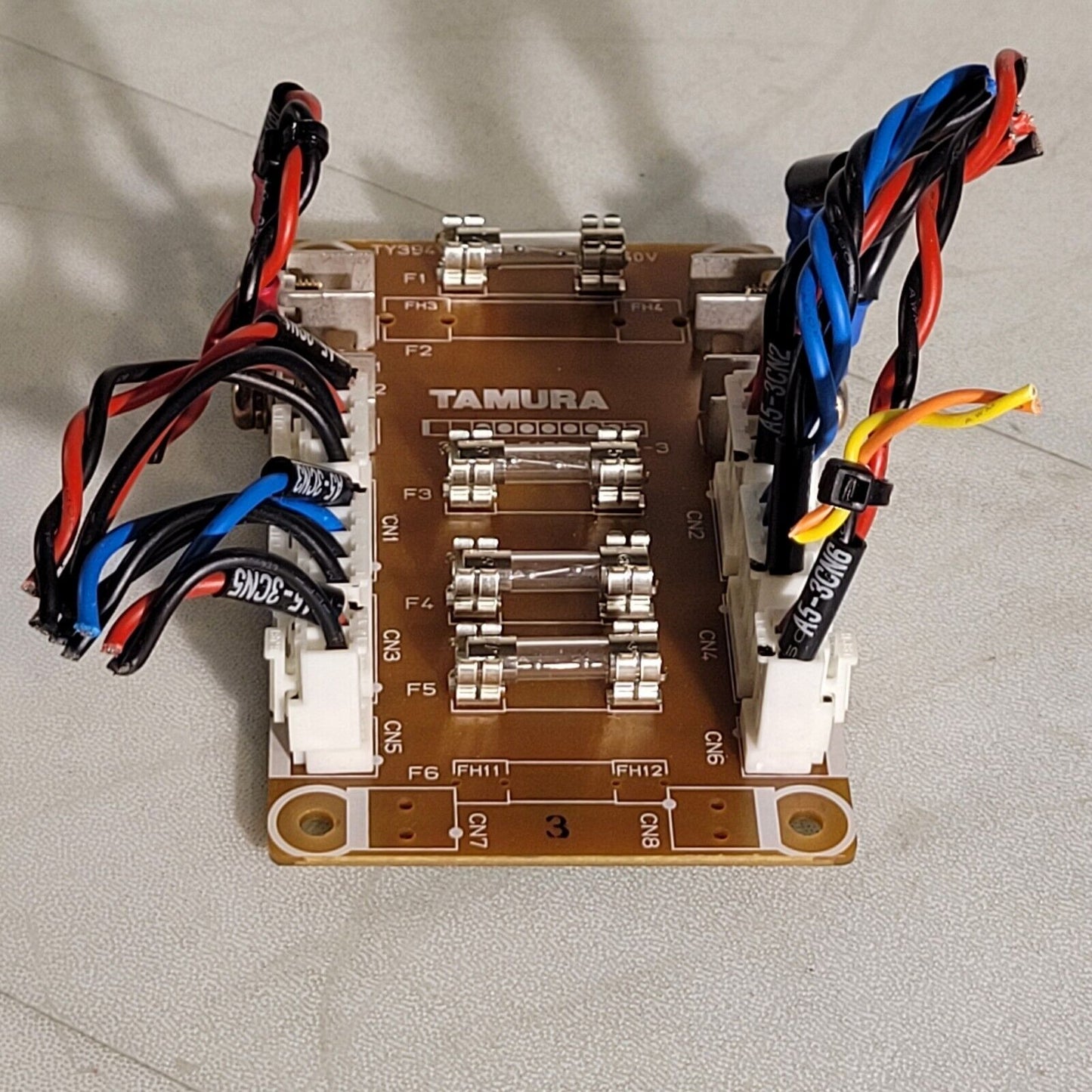 Tamura 3P-P1-5157-3 A5-3 Fuse Board From Jeol SM67010BU Electron Microscope