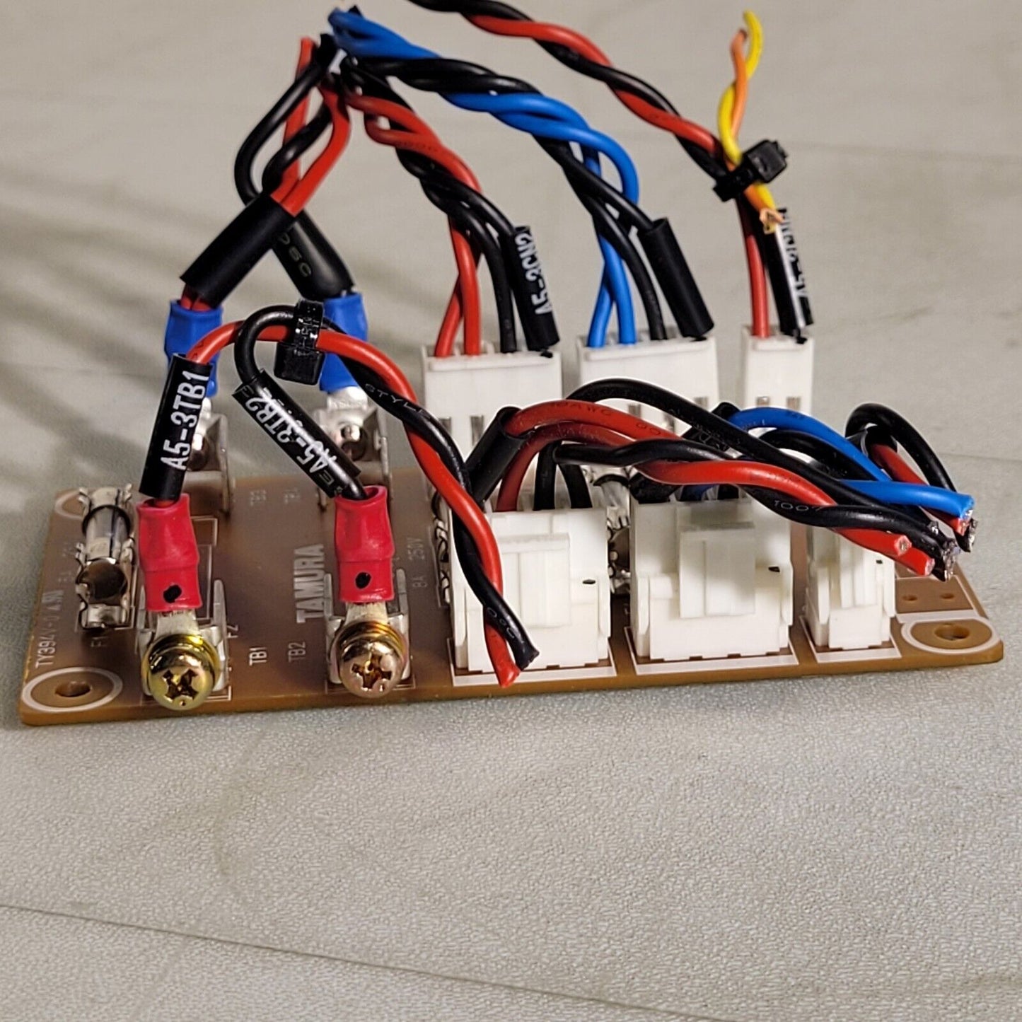 Tamura 3P-P1-5157-3 A5-3 Fuse Board From Jeol SM67010BU Electron Microscope