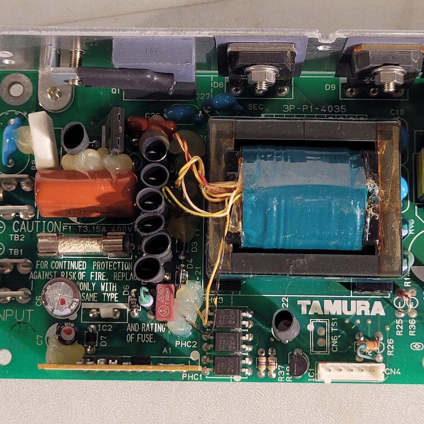 Tamura CPS200-24 Power Supply Input DC 250V 1.28V Output: DC 24V 8.3A 3P-P1-4035