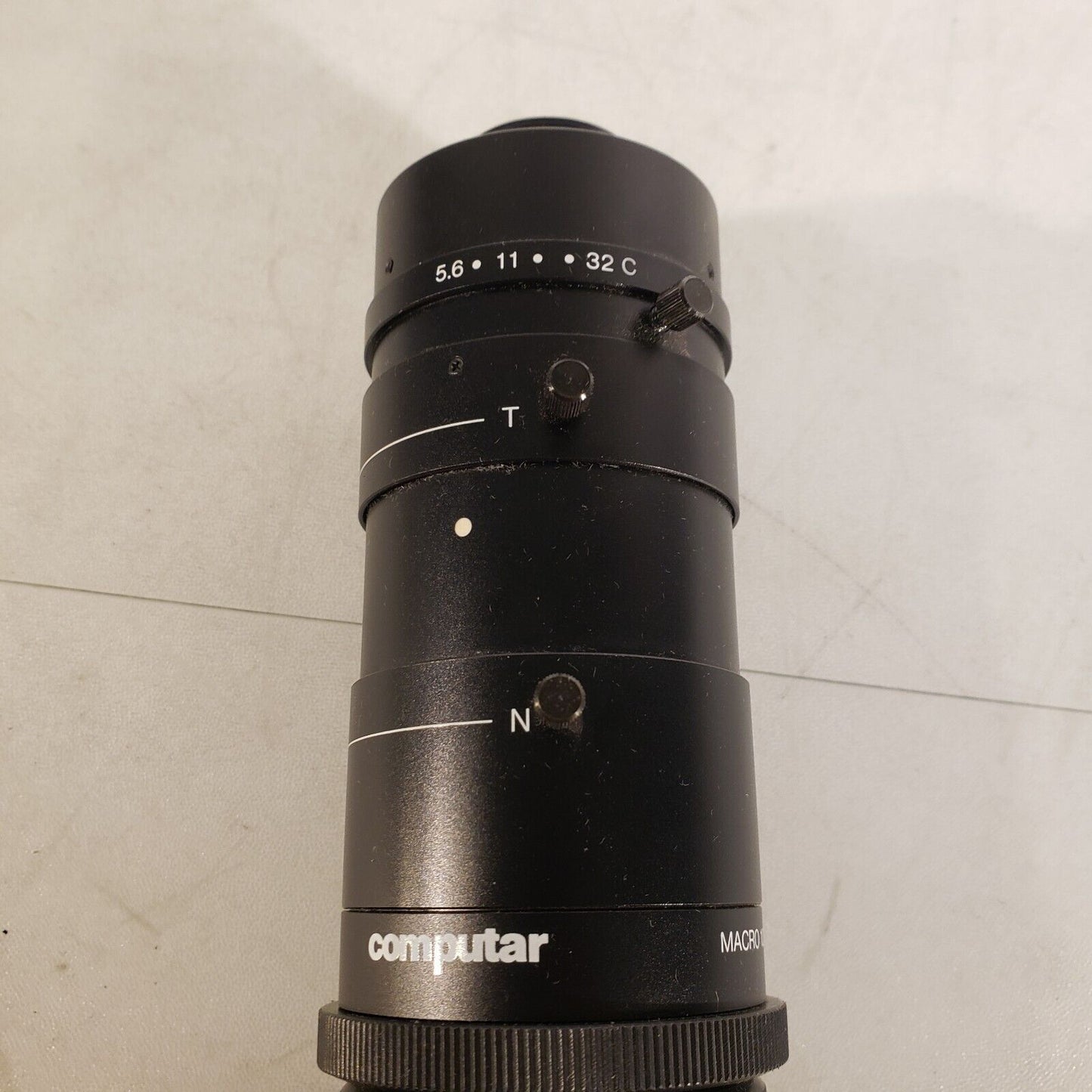 Computar MLH-10X Camera Lens, 1/2"CCD, f/5.6-32C, C-Mount w/ Adapter Mounts